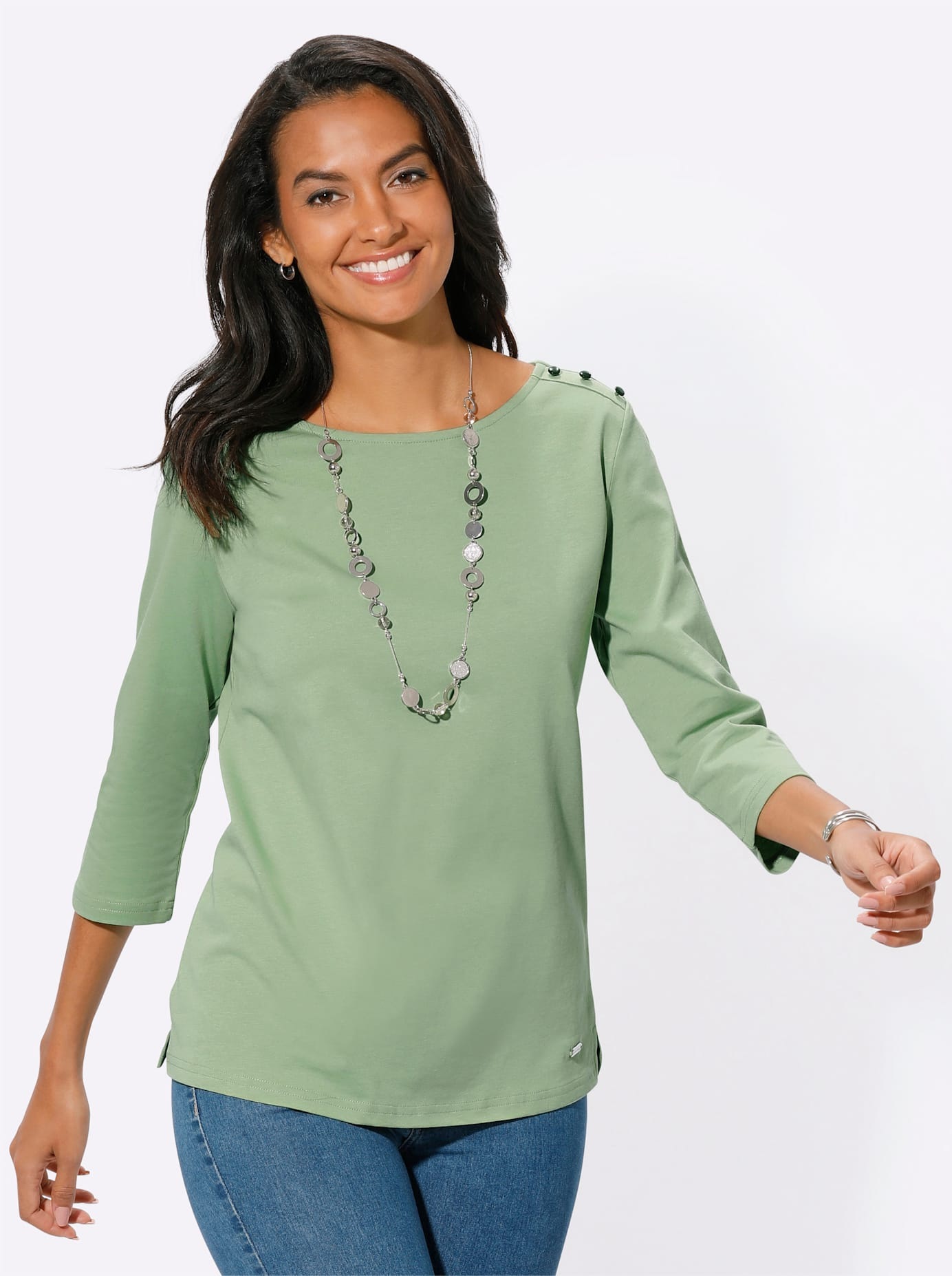 Casual Looks 3/4-Arm-Shirt "3/4-Arm-Shirt", (1 tlg.) günstig online kaufen