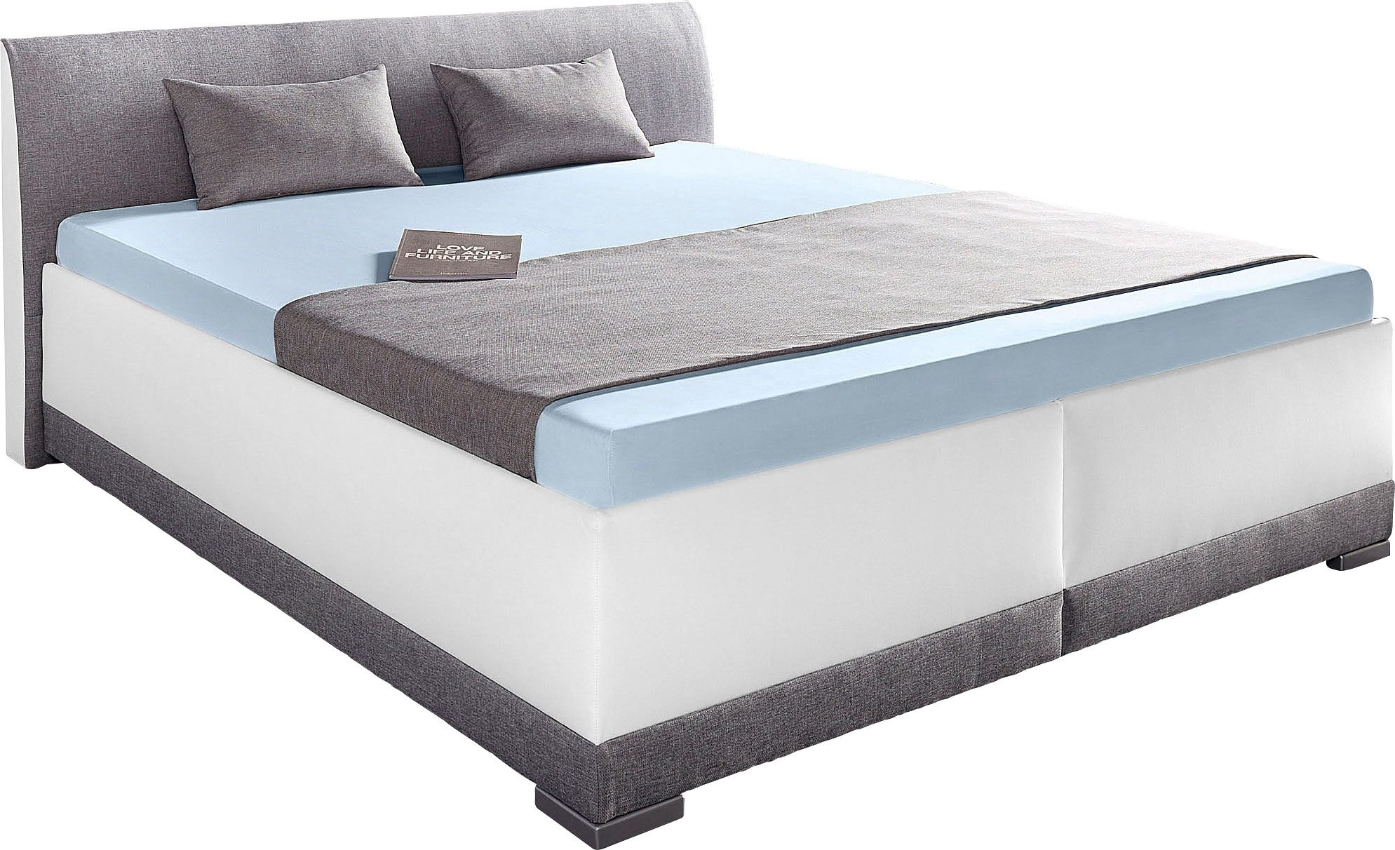 Thumbnail - Maintal Polsterbett "Makana inkl. Bettkasten in verschiedenen Breiten" wahlweise mit Bonnell- oder TTFK-Matratze in H2, ...