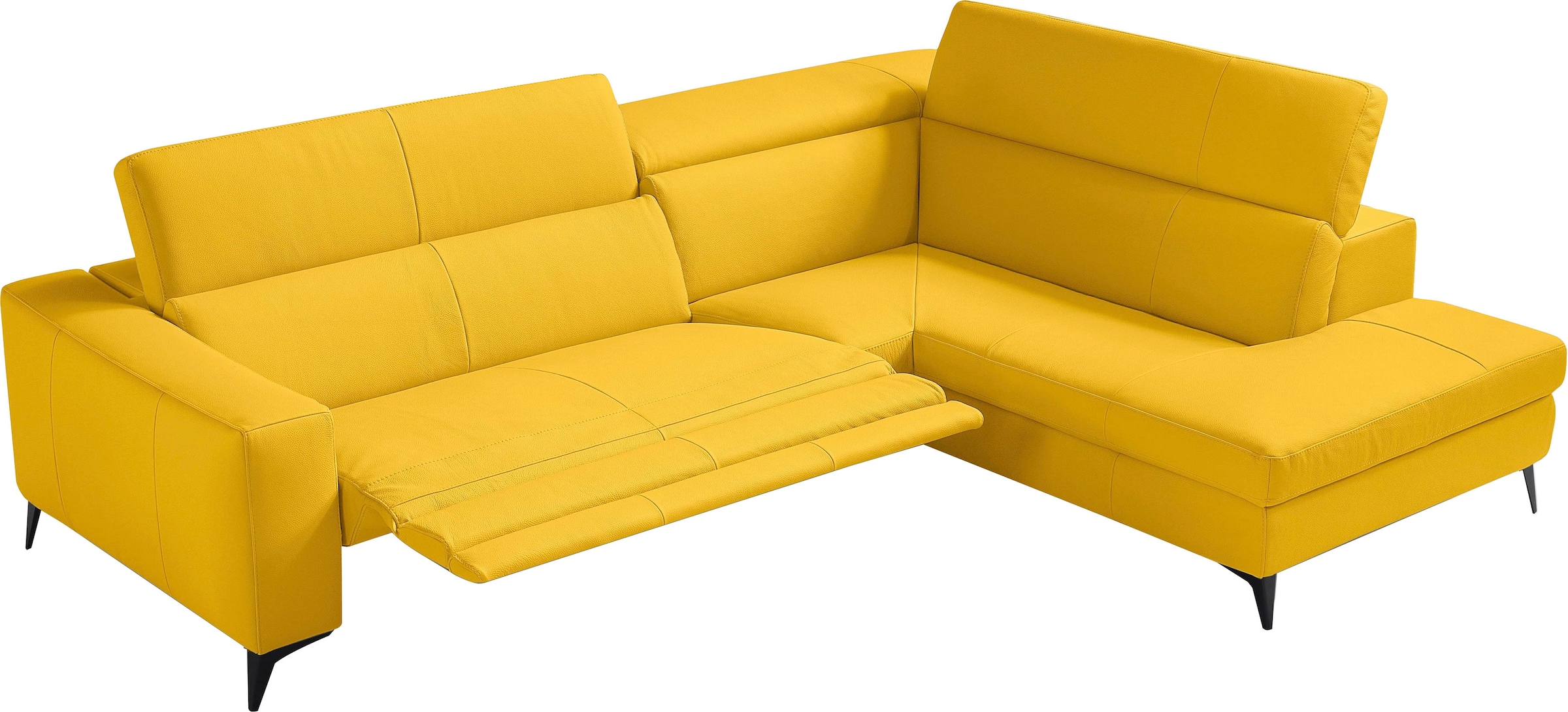 Egoitaliano Ecksofa "Edith, Designsofa mit hohem Sitzkomfort, L-Form", inkl günstig online kaufen