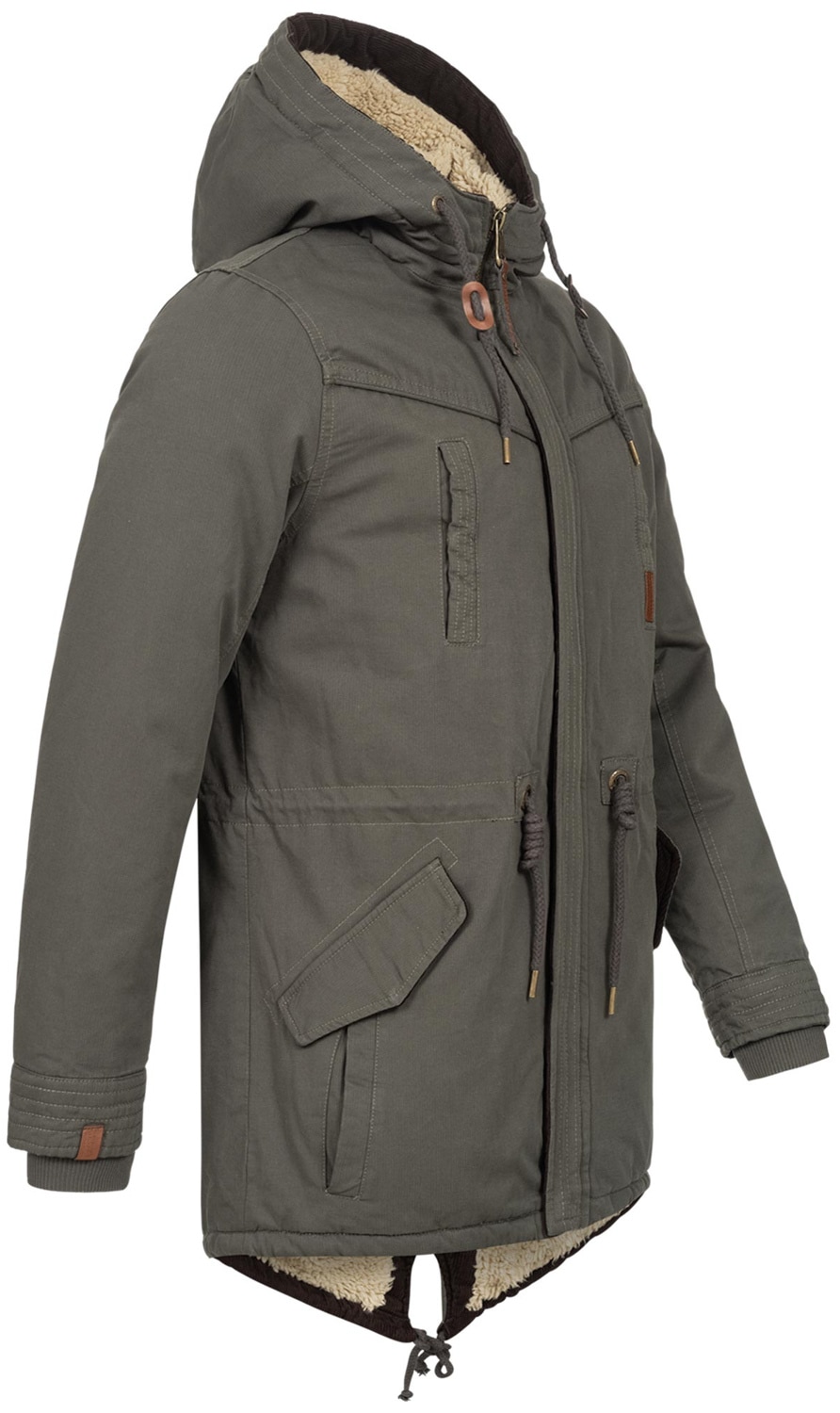 Alessandro Salvarini Winterjacke »ASMenara«, mit warmem Teddyfell