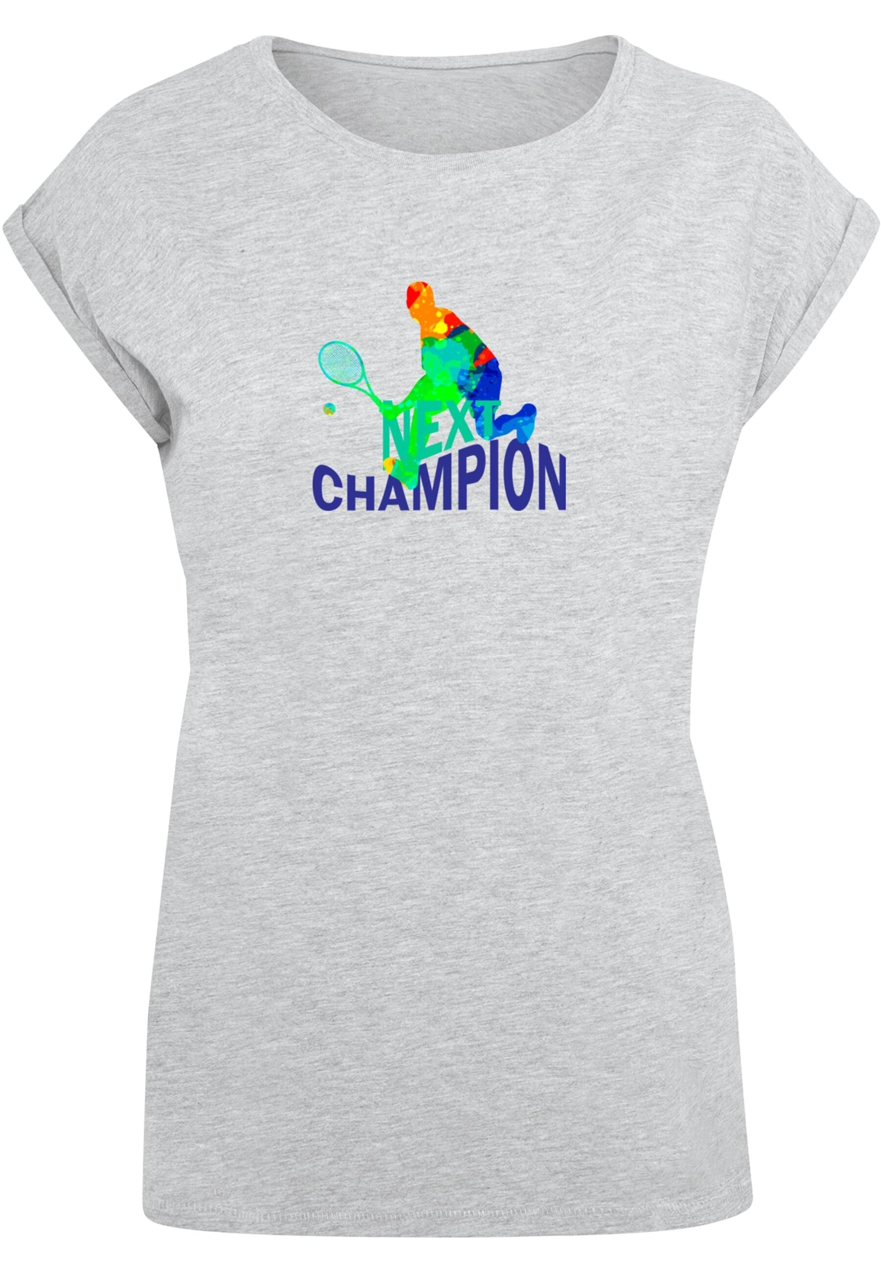 Merchcode T-Shirt »Merchcode Damen Ladies Next Champion Extended Shoulder Tee«, (1 tlg.)