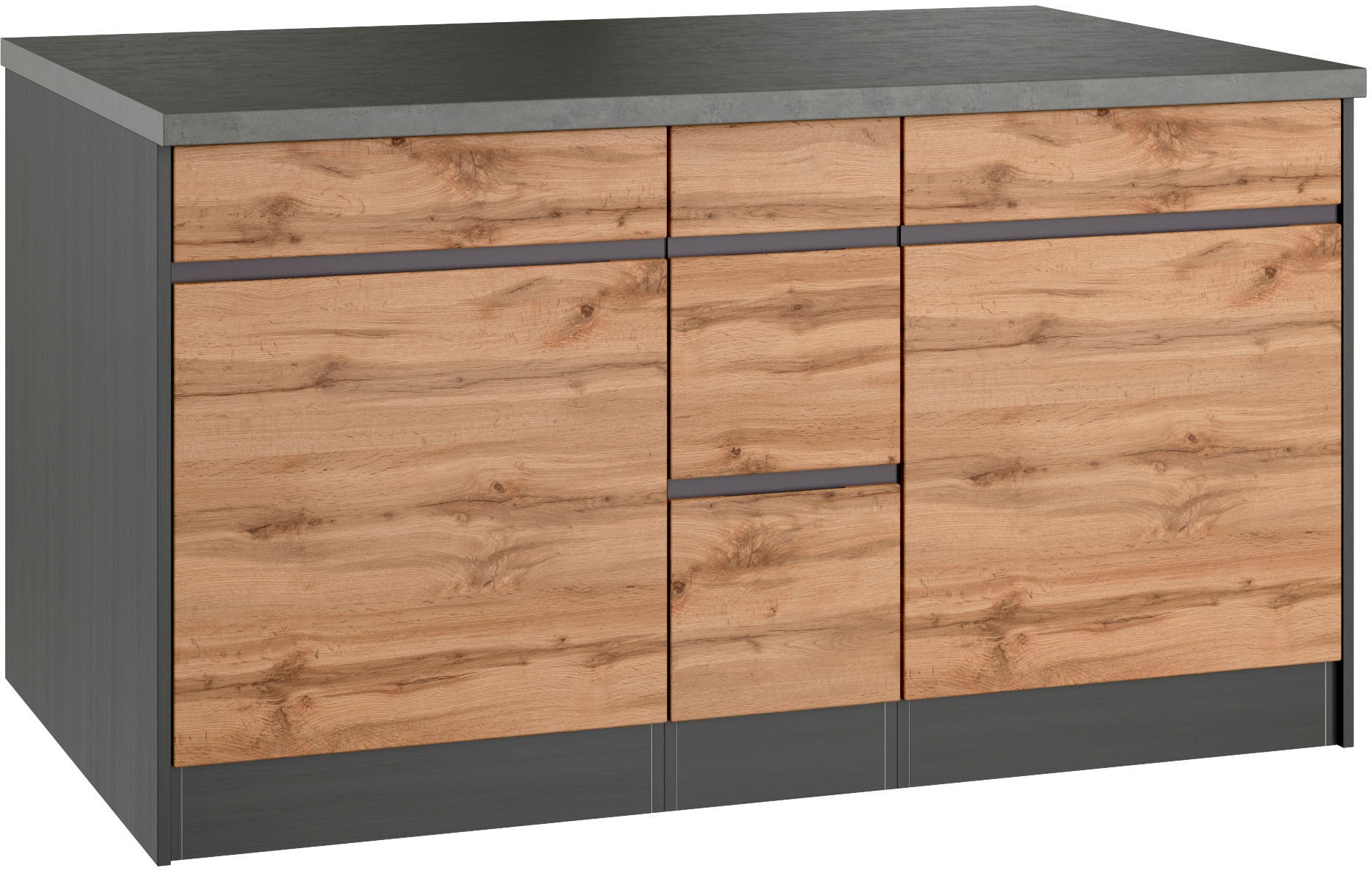 KOCHSTATION Winkelküche »KS-Riesa«, Stellbreite 340x150 cm, wahlweise mit oder ohne E-Geräte
