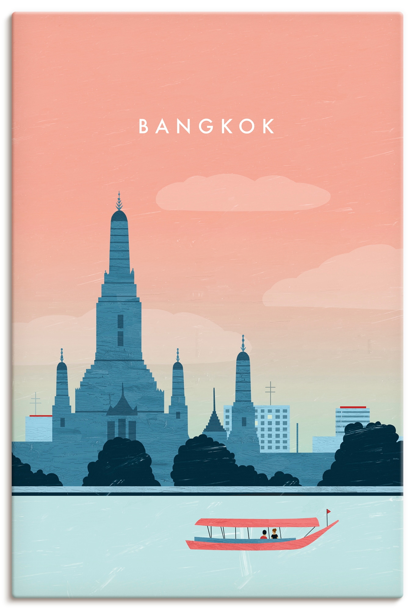 Artland Wandbild "Bangkok" 1 Stk. tlg. als Alubild, Leinwandbild, Poster, Wandaufkleber in verschied. Größen