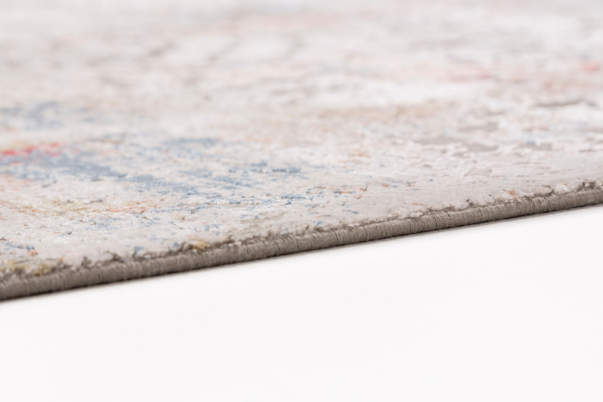 Teppich ASTRA "Gravina 231", bunt (multi), B:133cm H:8mm L:190cm, Kunstfaser, Viskose, Teppiche, Teppich, seidiger Schimmer durch Viskose, Hoch Tief Struktur, Wohnzimmer 3