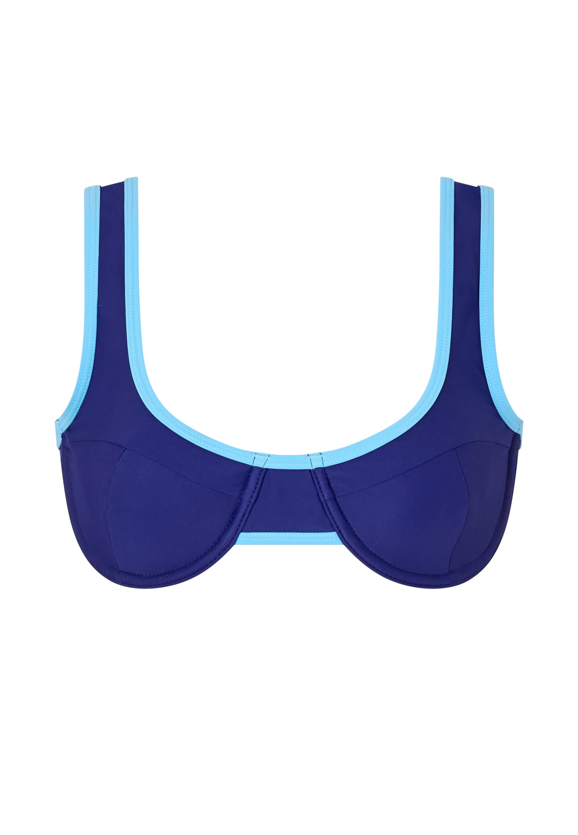 Moda Minx Triangel-Bikini-Top, (1 St.), mit modernem Kontrast-Design