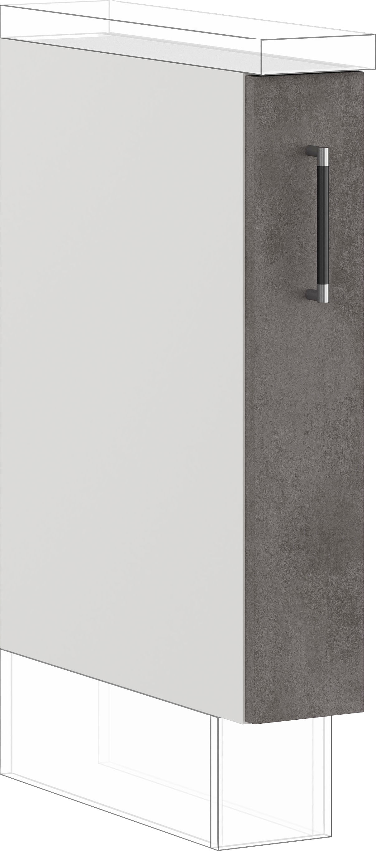 IMPULS KÜCHEN Auszugsunterschrank ""Prag", In zwei Breiten für eine flexible Nutzung, Höhe: 72,3 cm" vormontiert, mit Auszug, mit zwei Ablagekörben, mit Soft-Close