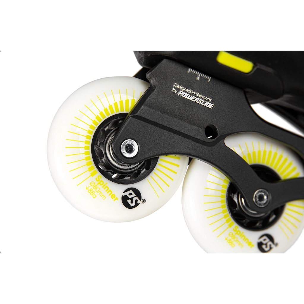 Powerslide Inlineskates »Imperial One Black Yellow 80«