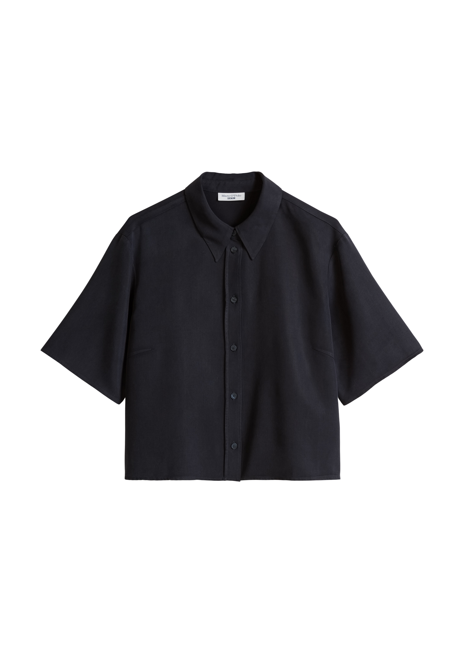 Marc O'Polo DENIM Kurzarmbluse Croped, relaxed fit