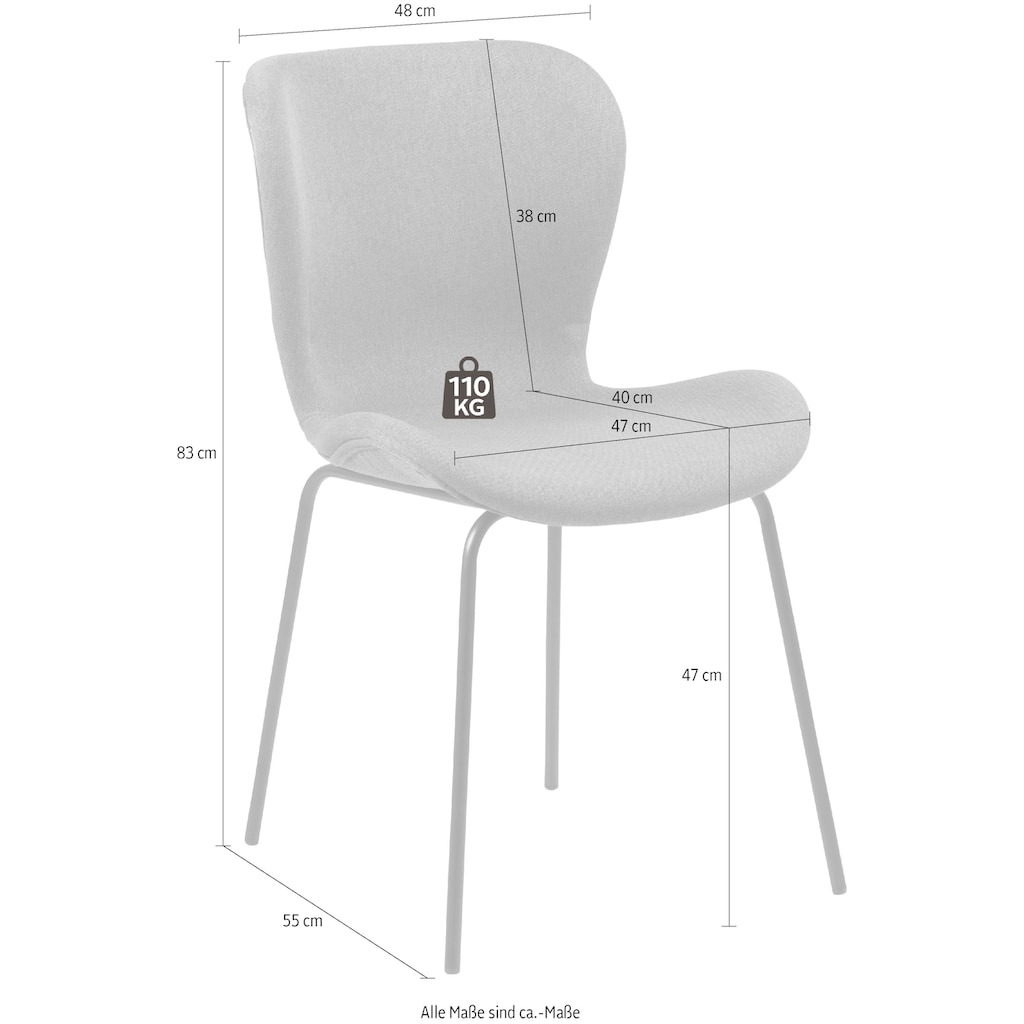 ACTONA GROUP Esszimmerstuhl, Webstoff