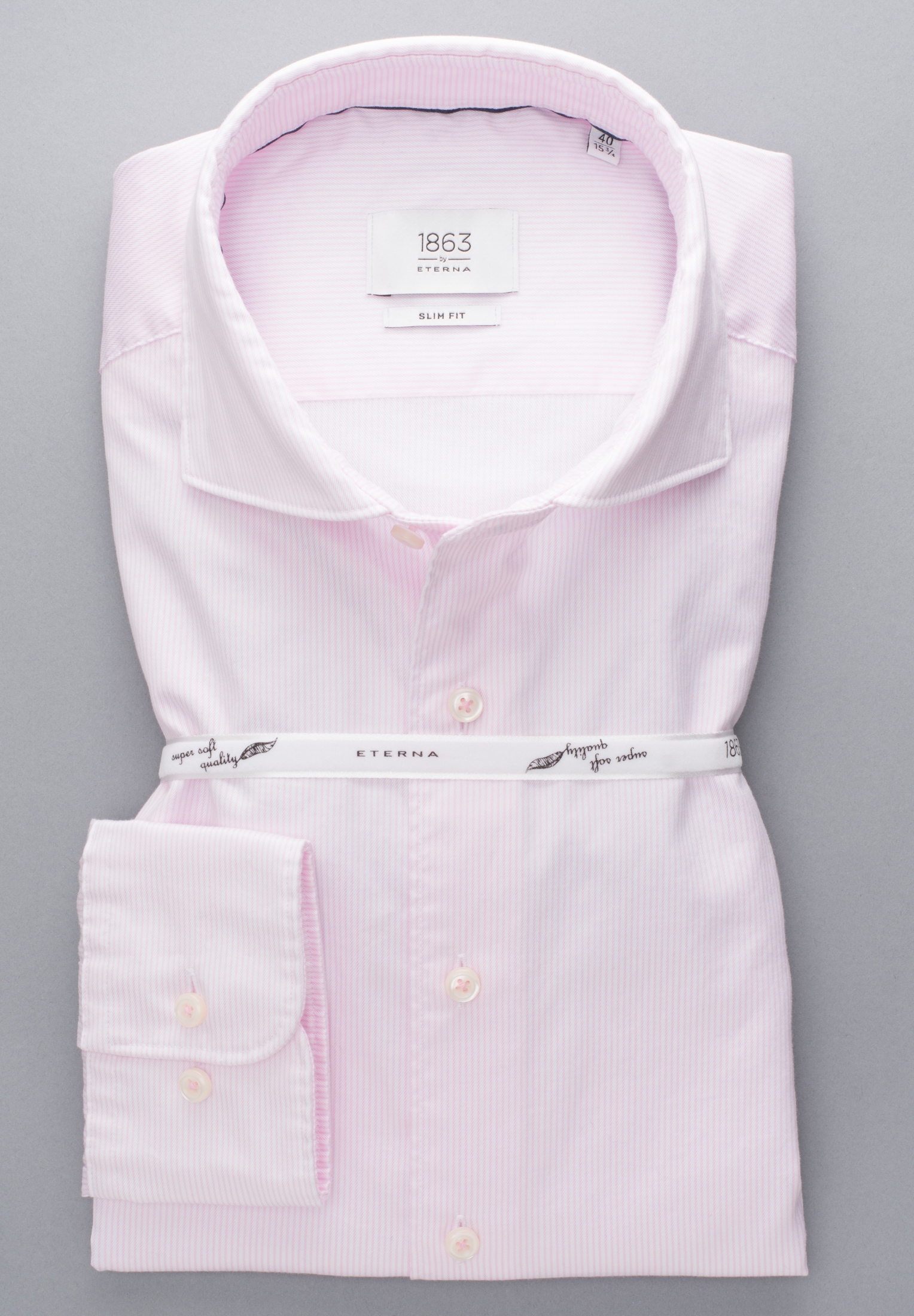 Eterna Langarmhemd »SLIM FIT«, EASY IRON (bügelleicht)
