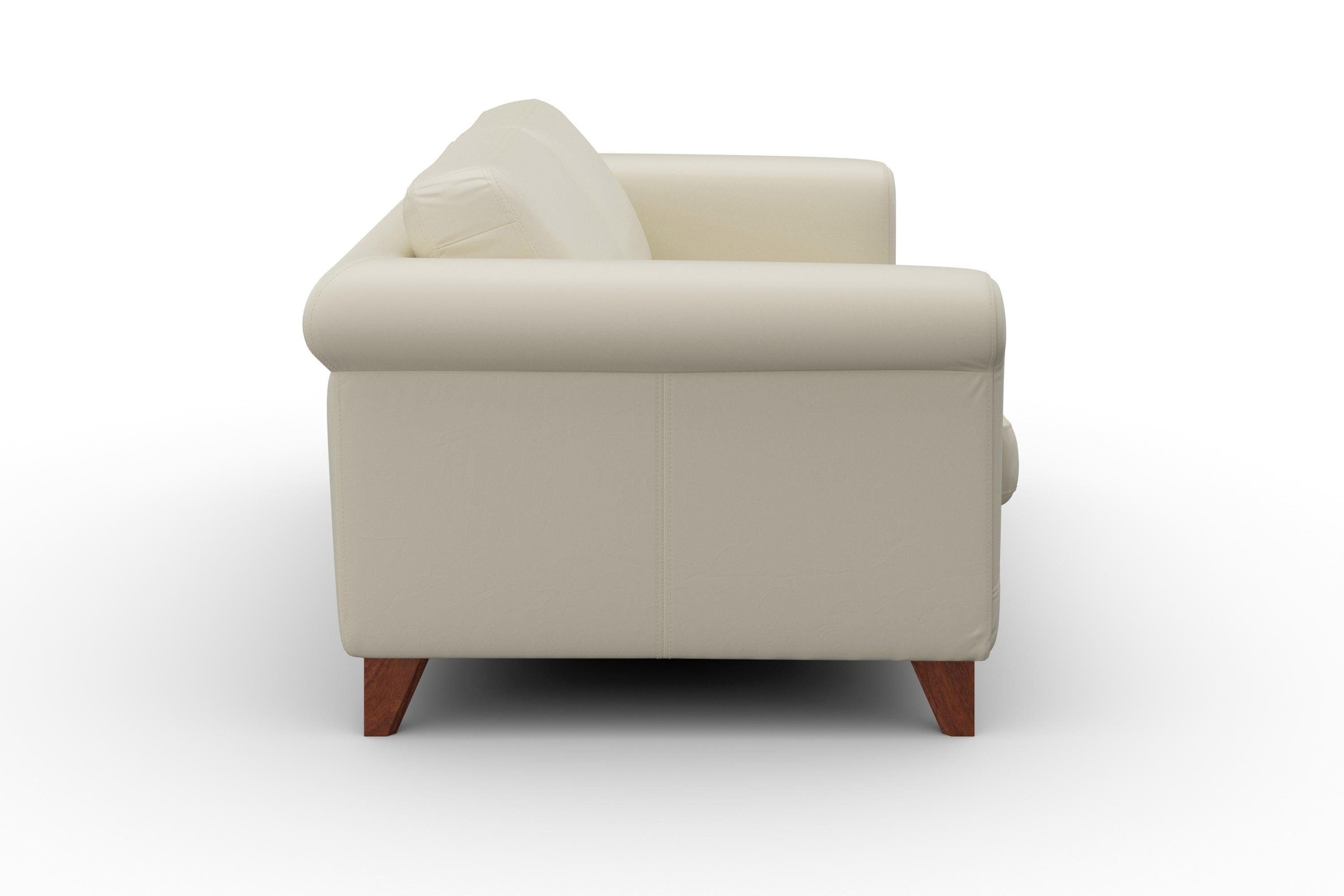 machalke® 2,5-Sitzer »amadeo«, Ledersofa mit geschwungenen Armlehnen, Breite 180 cm