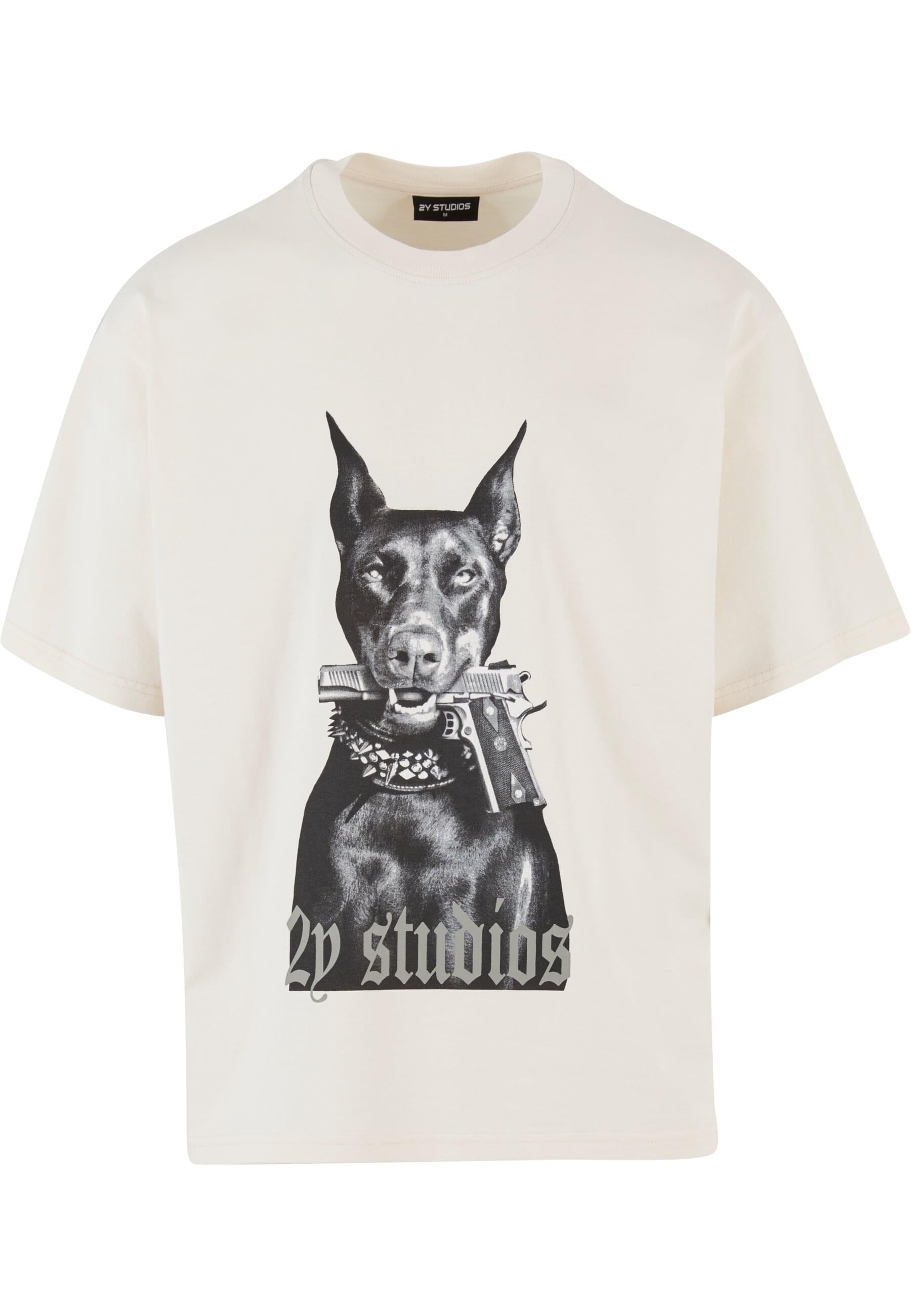 2Y Studios T-Shirt "2Y Studios Herren Doberman Oversize Tee" 1 Stk. tlg. günstig online kaufen