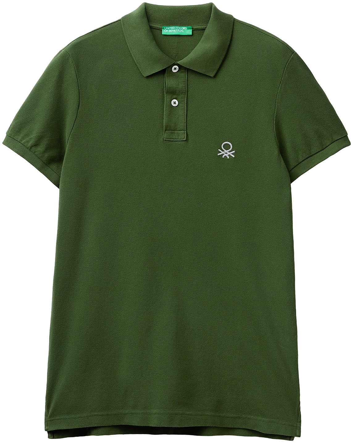 United Colors of Benetton Poloshirt, mit großem Label-Badge