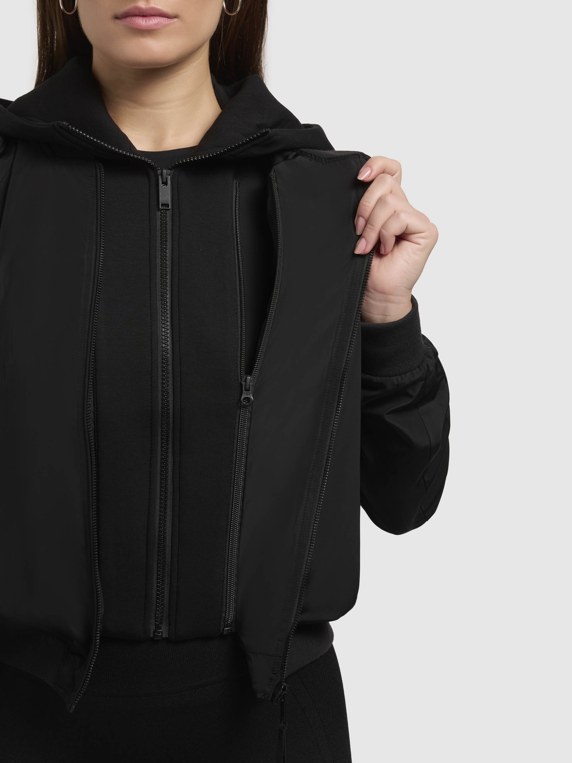 khujo Bomberjacke »SEEAM«, mit Kapuze