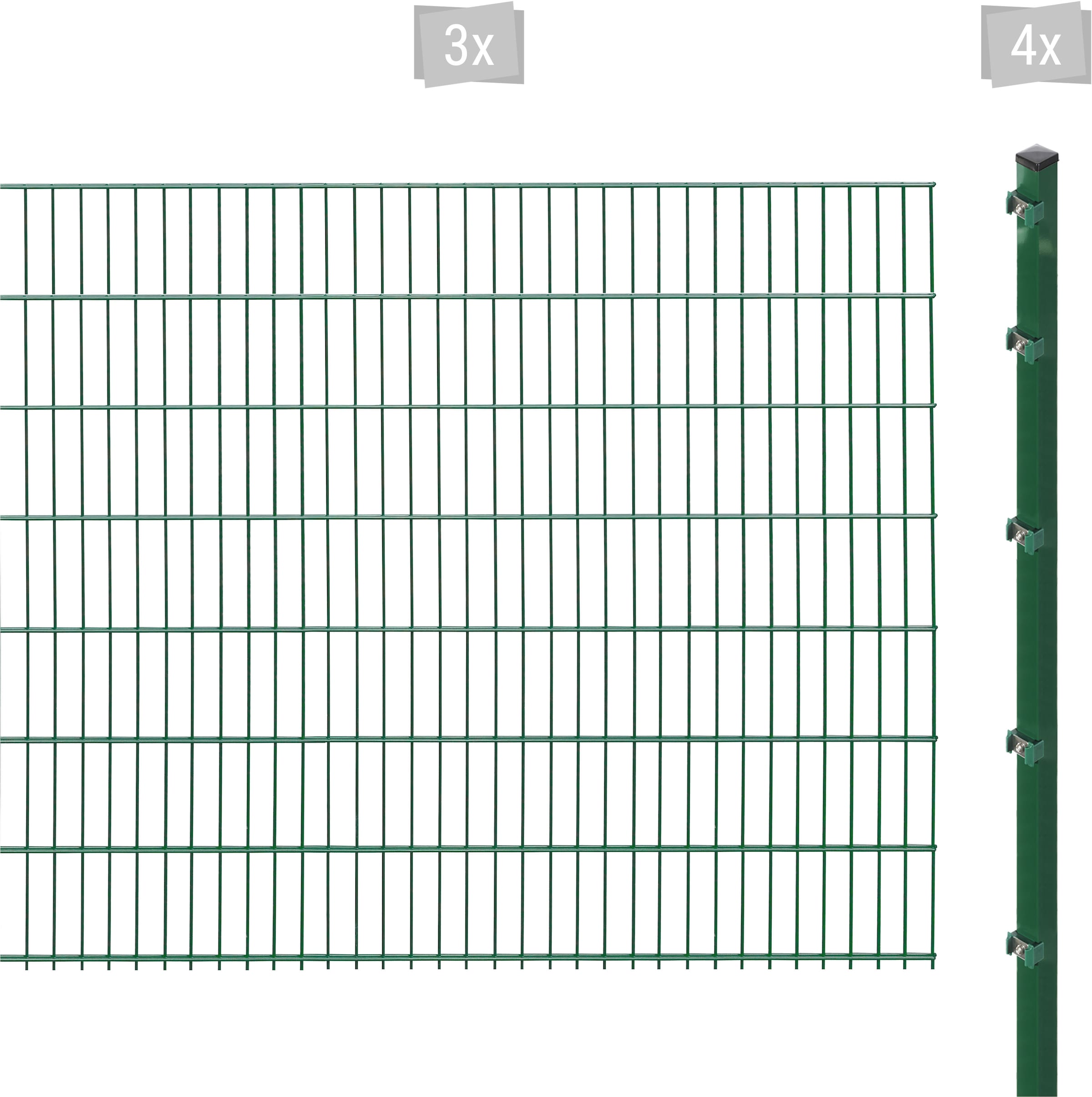 Arvotec Doppelstabmattenzaun "ESSENTIAL 143 zum Einbetonieren", Zaunhöhe 143 cm, Zaunlänge 2 - 60 m