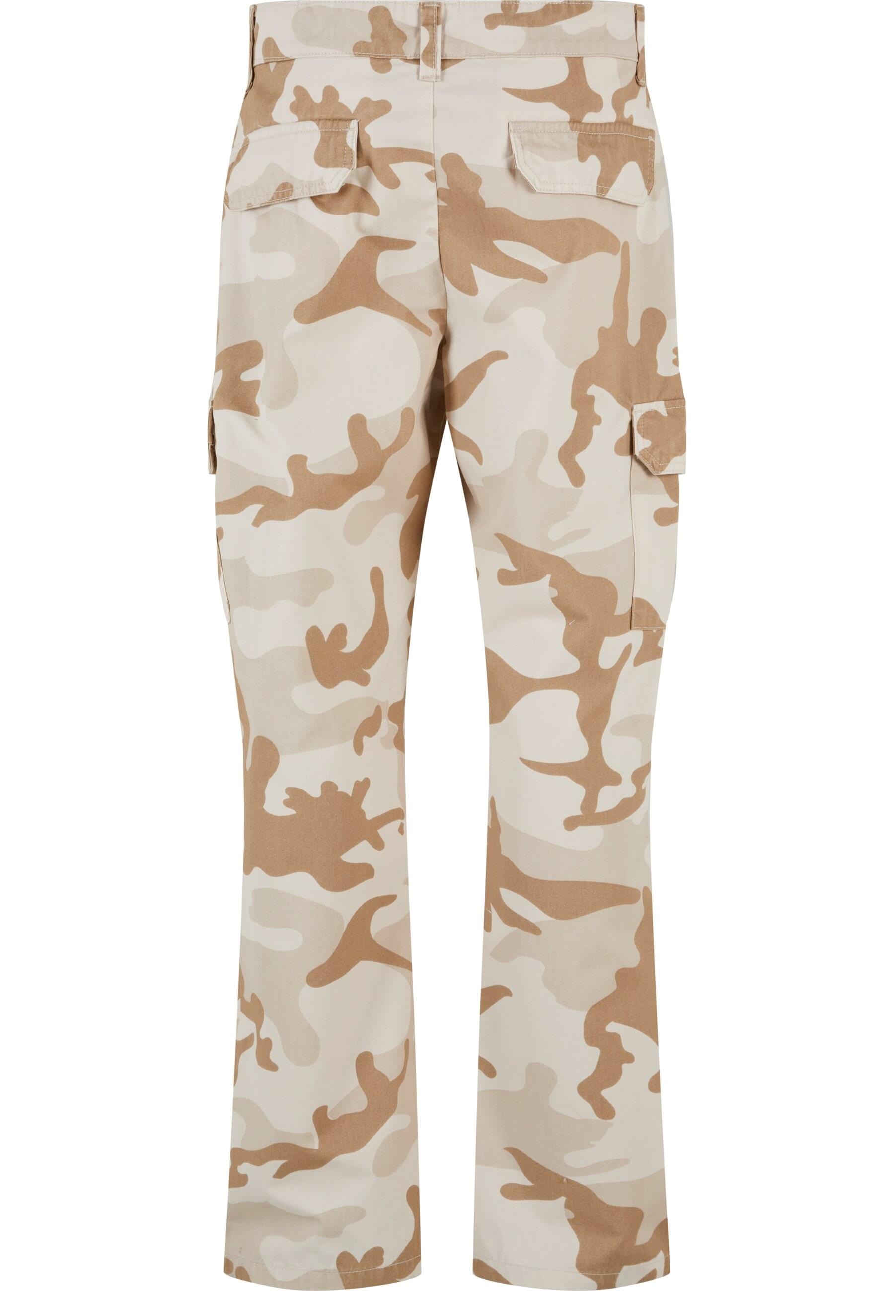 URBAN CLASSICS Cargohose »Urban Classics Herren Straight Leg Camo Cargo Pants«, (1 tlg.)