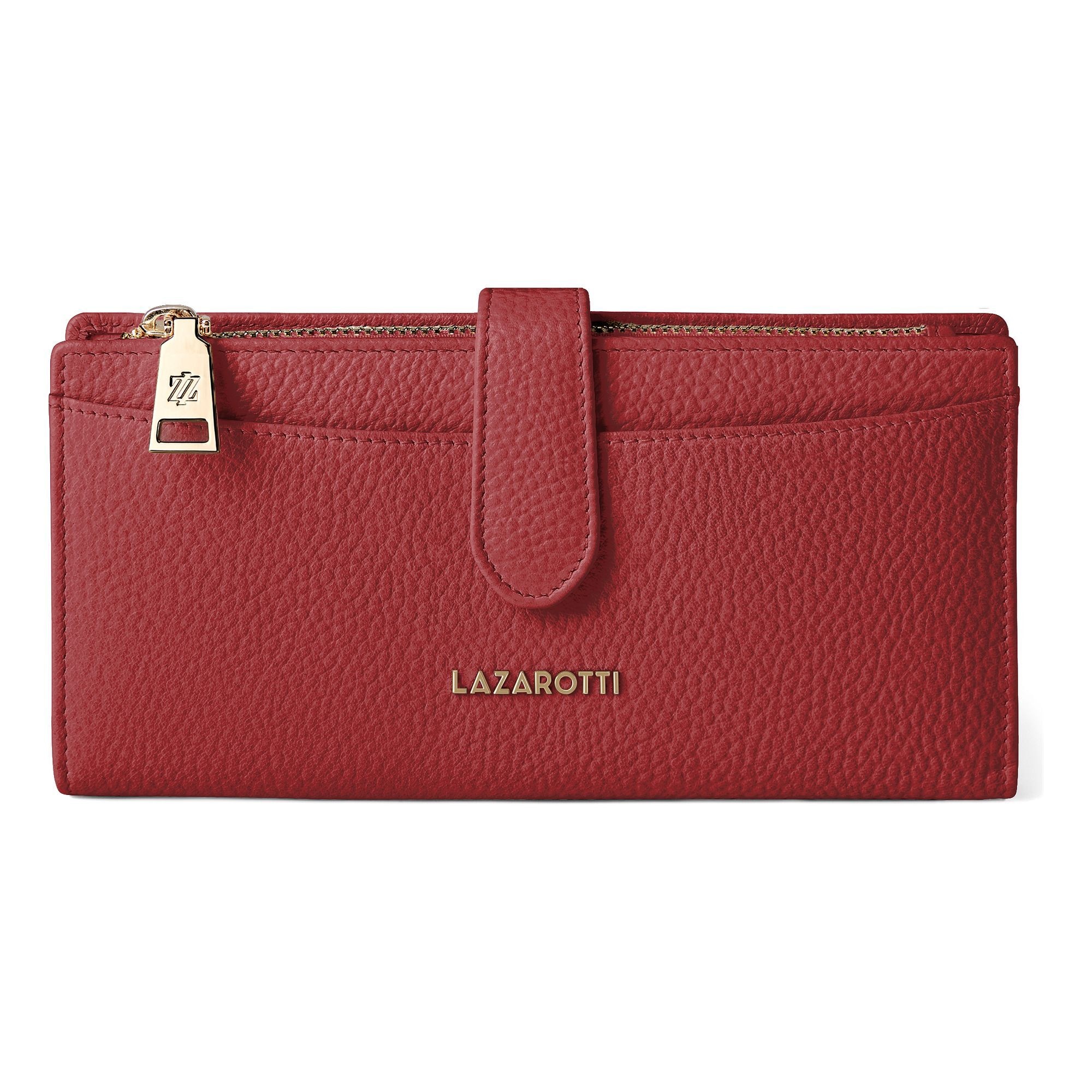 Lazarotti »Bologna Leather Geldbörse Leder 20 cm«
