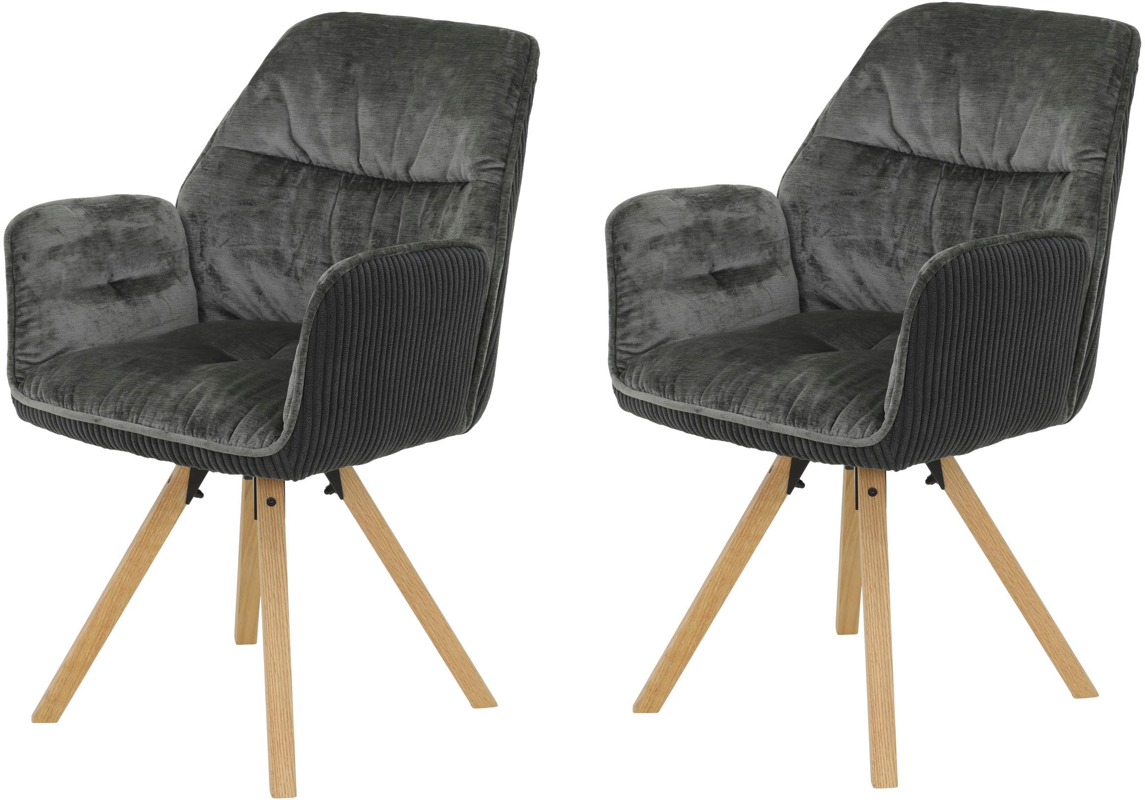 HELA Esszimmerstuhl "BEATRIX", 2er-Set, Auto-Return 270, Gestell Massivholz günstig online kaufen