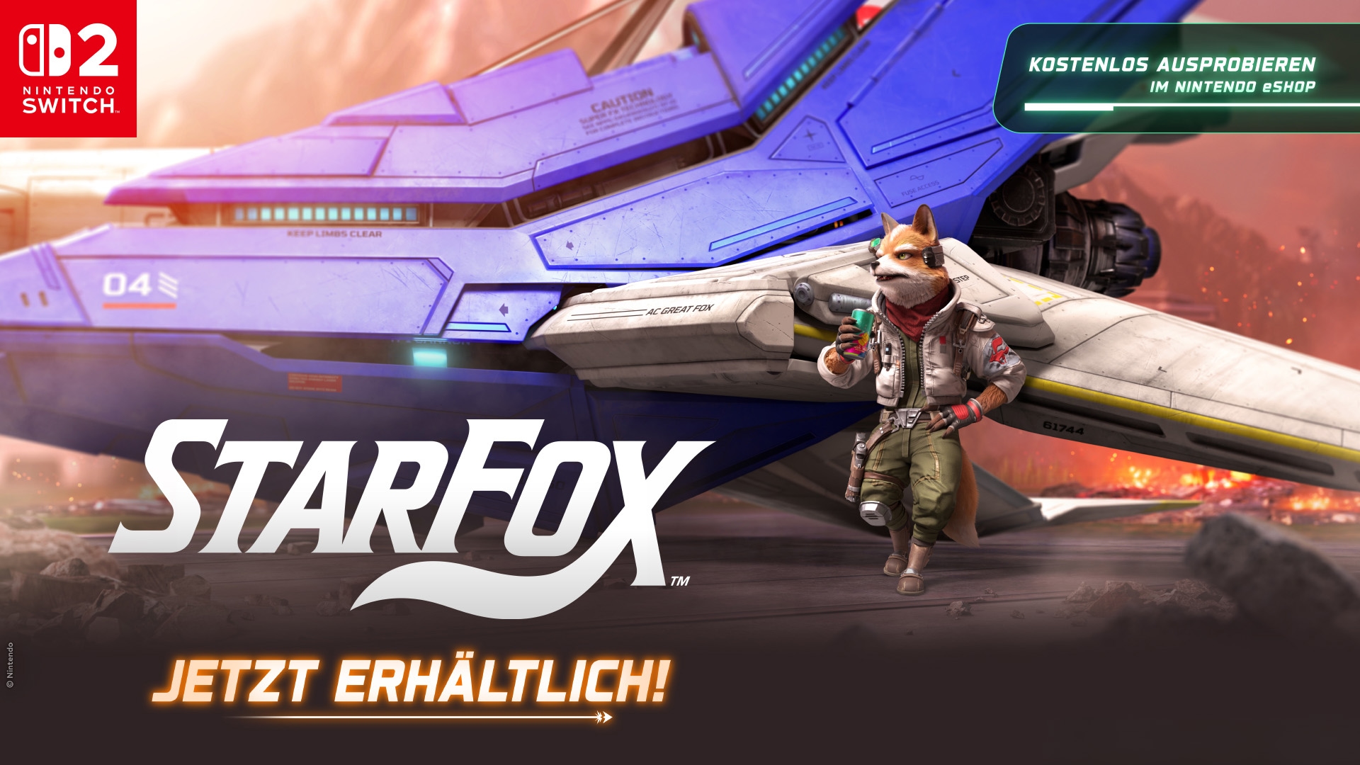 Nintendo Switch 2 Spielesoftware »Star Fox« Nintendo Switch 2