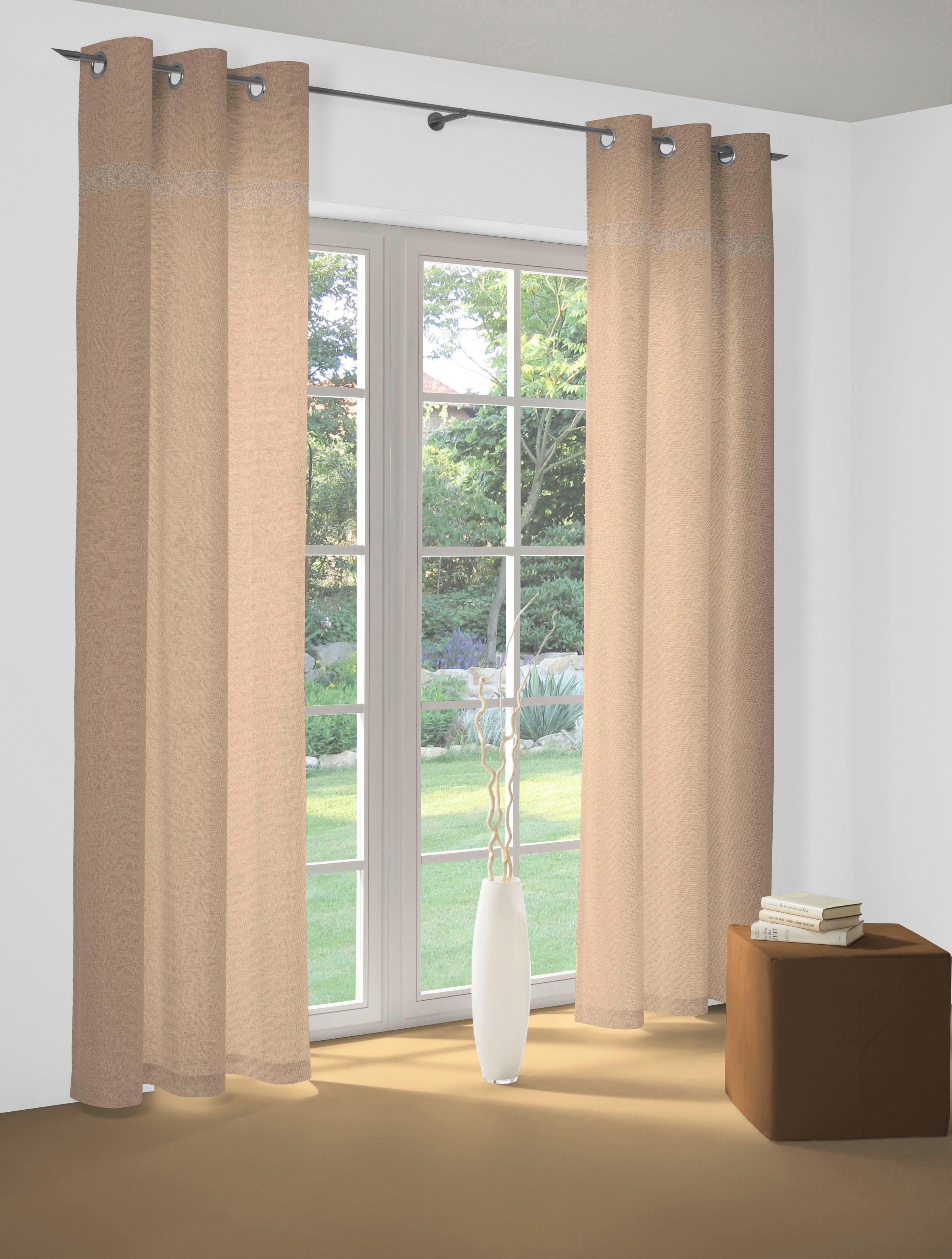 Wirth Vorhang "Wiessee" Ösen 1 Stk. tlg. günstig online kaufen