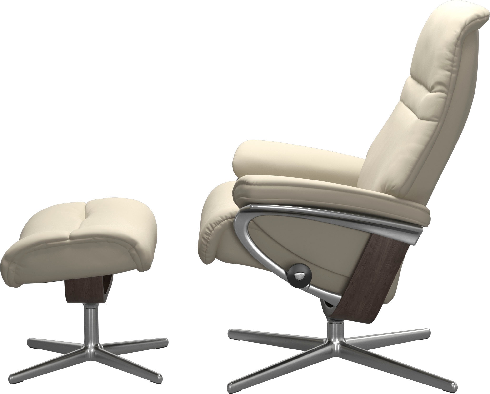 Stressless® Fußhocker »Sunrise« mit Cross Base, Größe S, M & L, Holzakzent Wenge