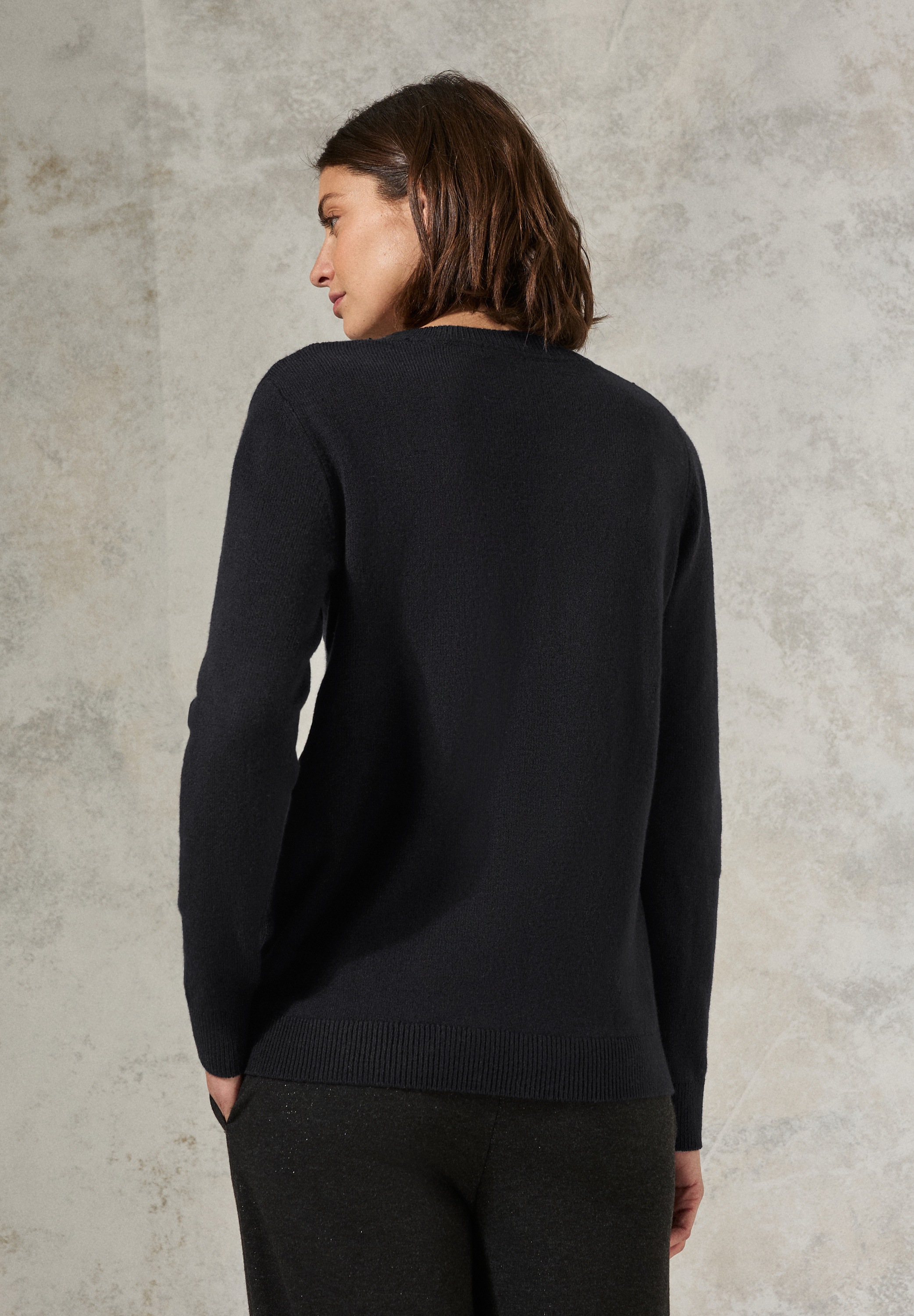 Cecil Strickpullover, aus Baumwolle mit Stretchanteil