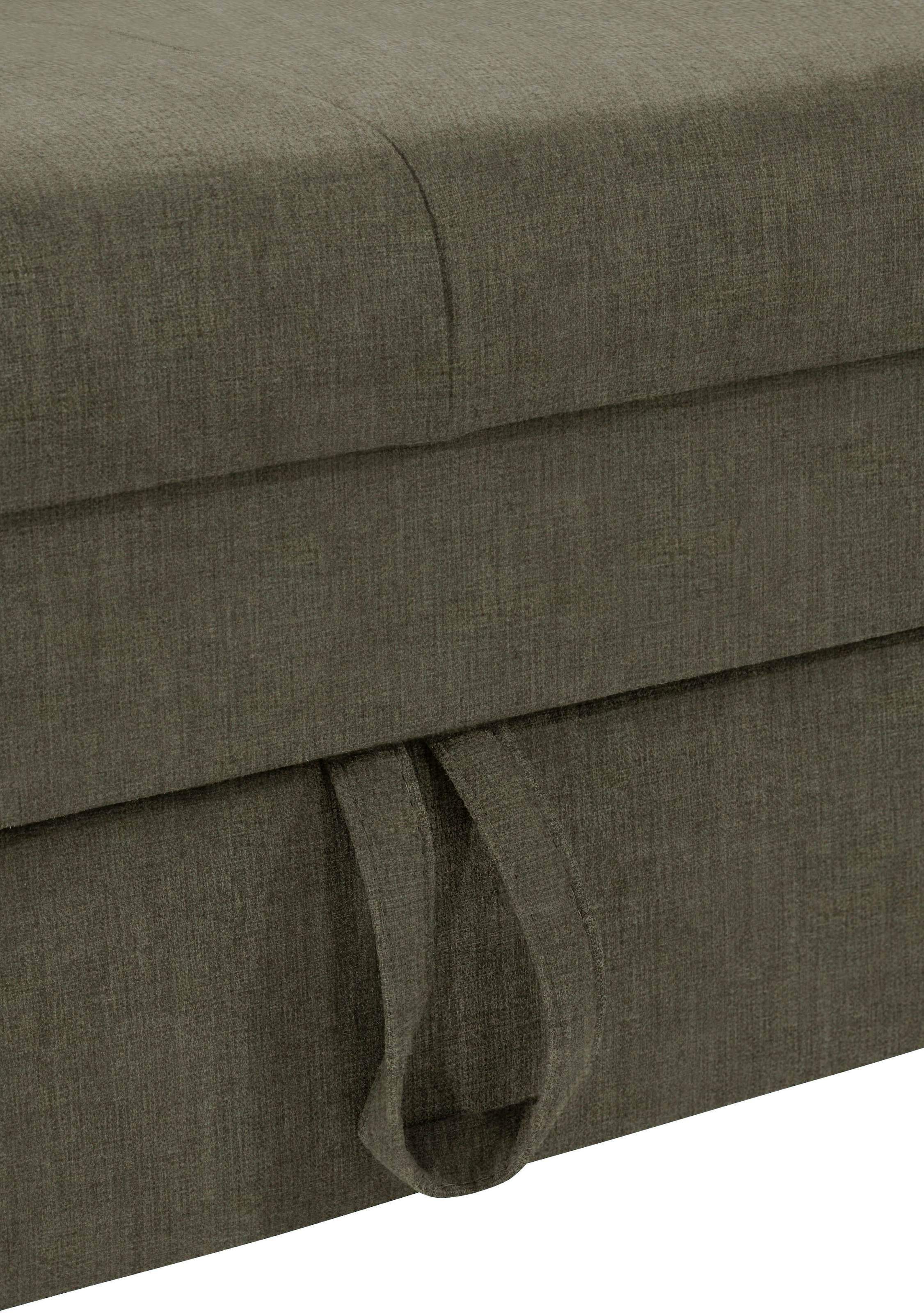 COTTA Ecksofa »Mia L-Form mit 3 Zierkissen«, wahlweise mit Bettfunktion, Bettkasten, Beleuchtung & Wireless-Charger