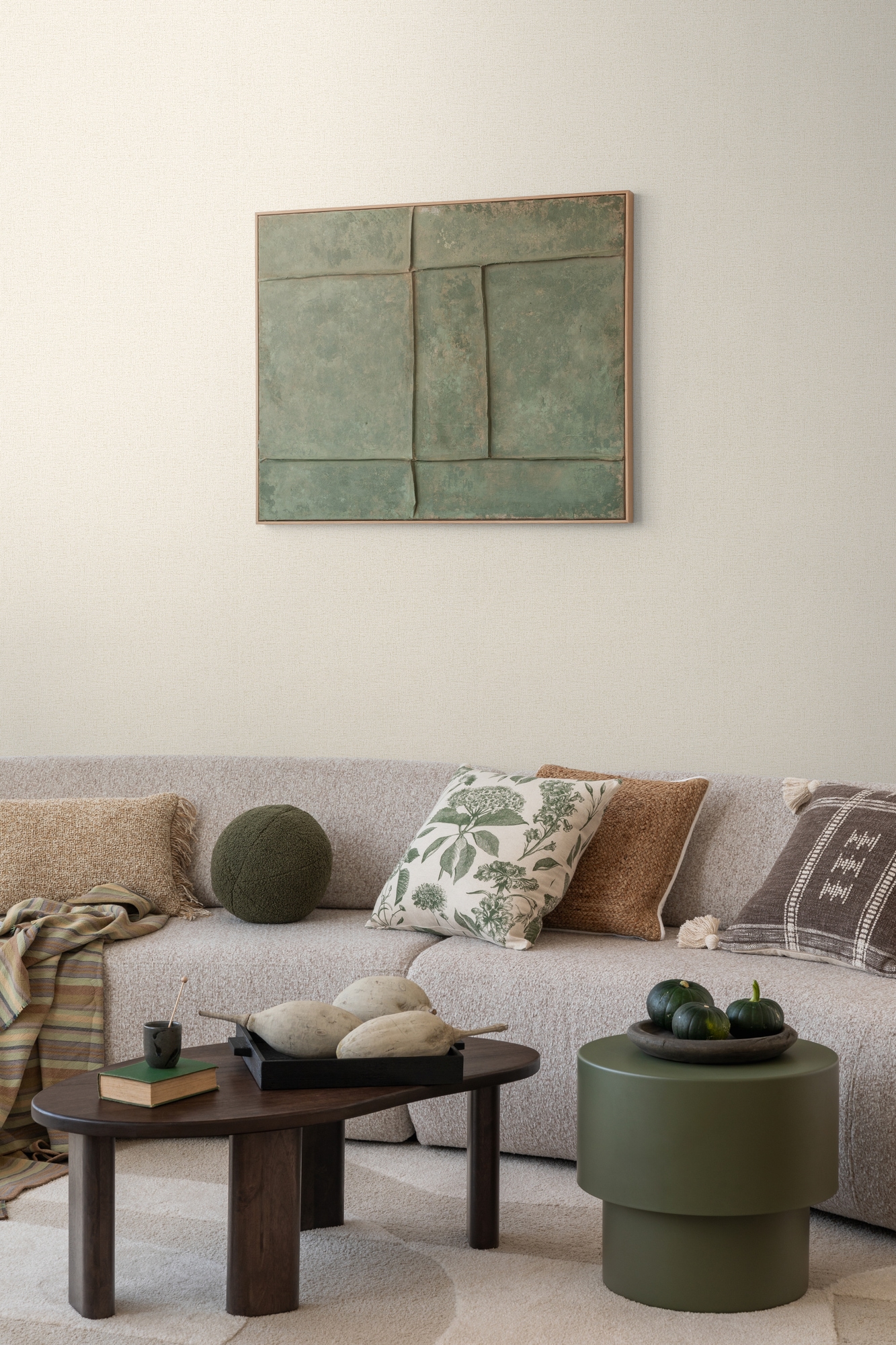 CosmoLiving by Cosmopolitan Vliestapete »Metallic Weave – Struktur-Unitapete« matt strukturiert Elegante Struktur-Vliestapete mit Metallic-Effekt