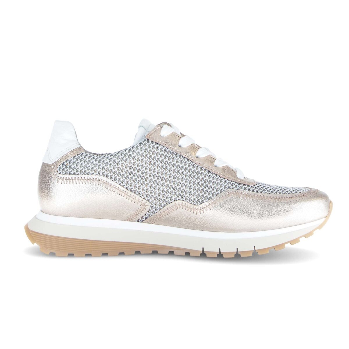 Gabor Sneaker »Sneaker low Materialmix Leder/Lederimitat«