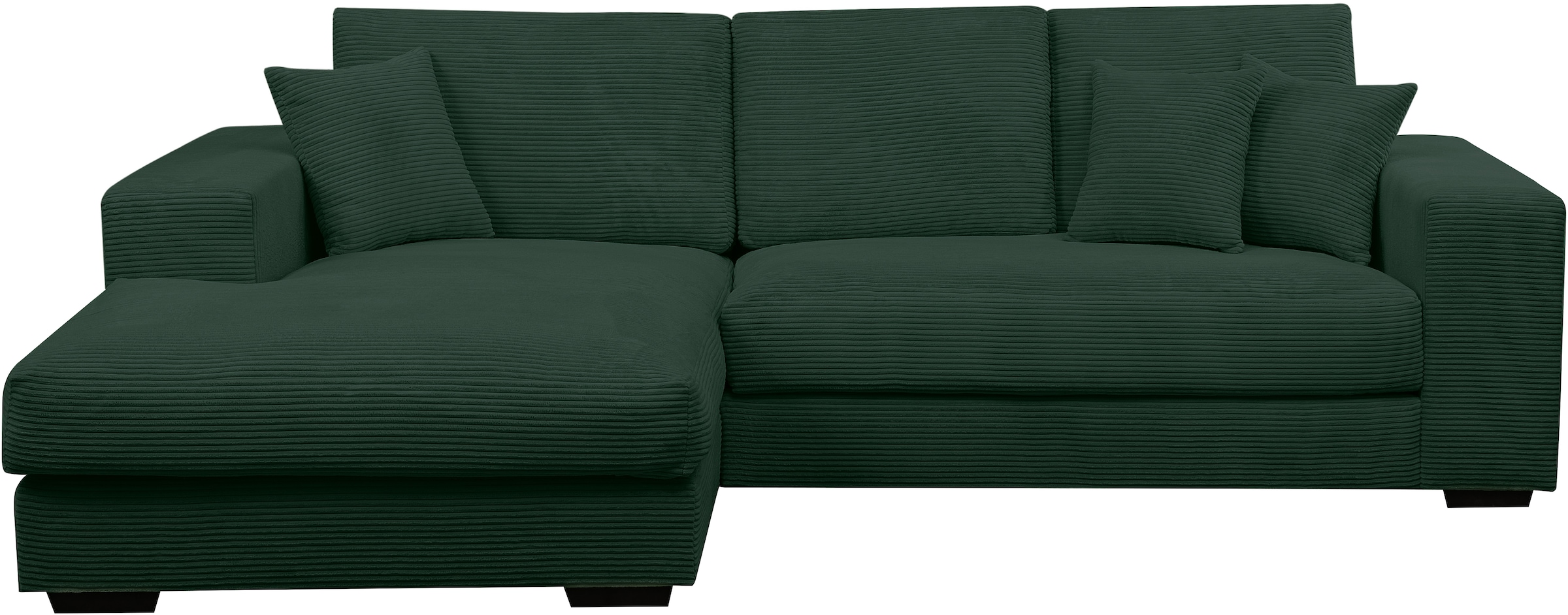 WERK2 Ecksofa »Eden L-Form«, Design Ecksofa in Cord mit besonders weichem Sitzkomfort