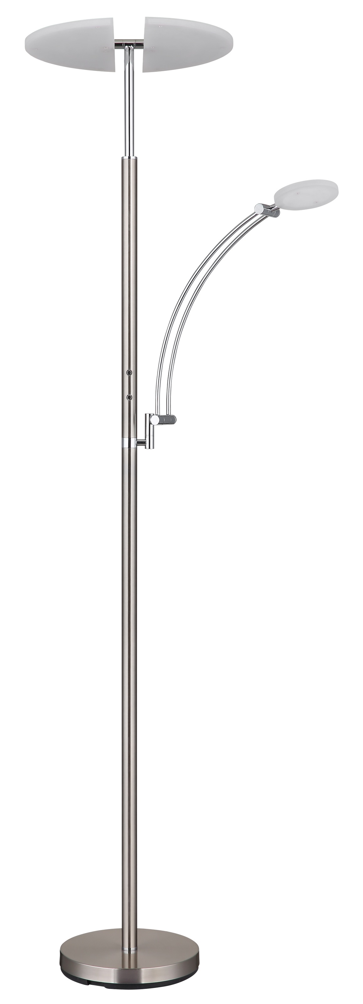 GLOBO LIGHTING Stehlampe »TIRANA« LED-Modul 1 Stk. Deckenfluter Metall, Acryl satiniert, dimmbar, LED 40W