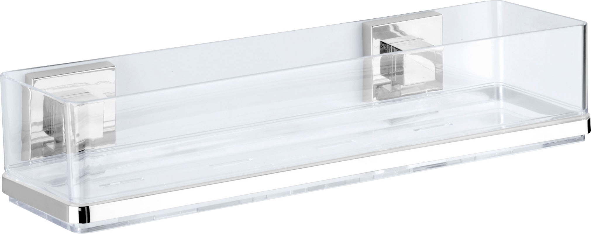 WENKO Badregal "Vacuum-Loc Quadro" aus Kunststoff, Edelstahl-Halterung, Bef günstig online kaufen