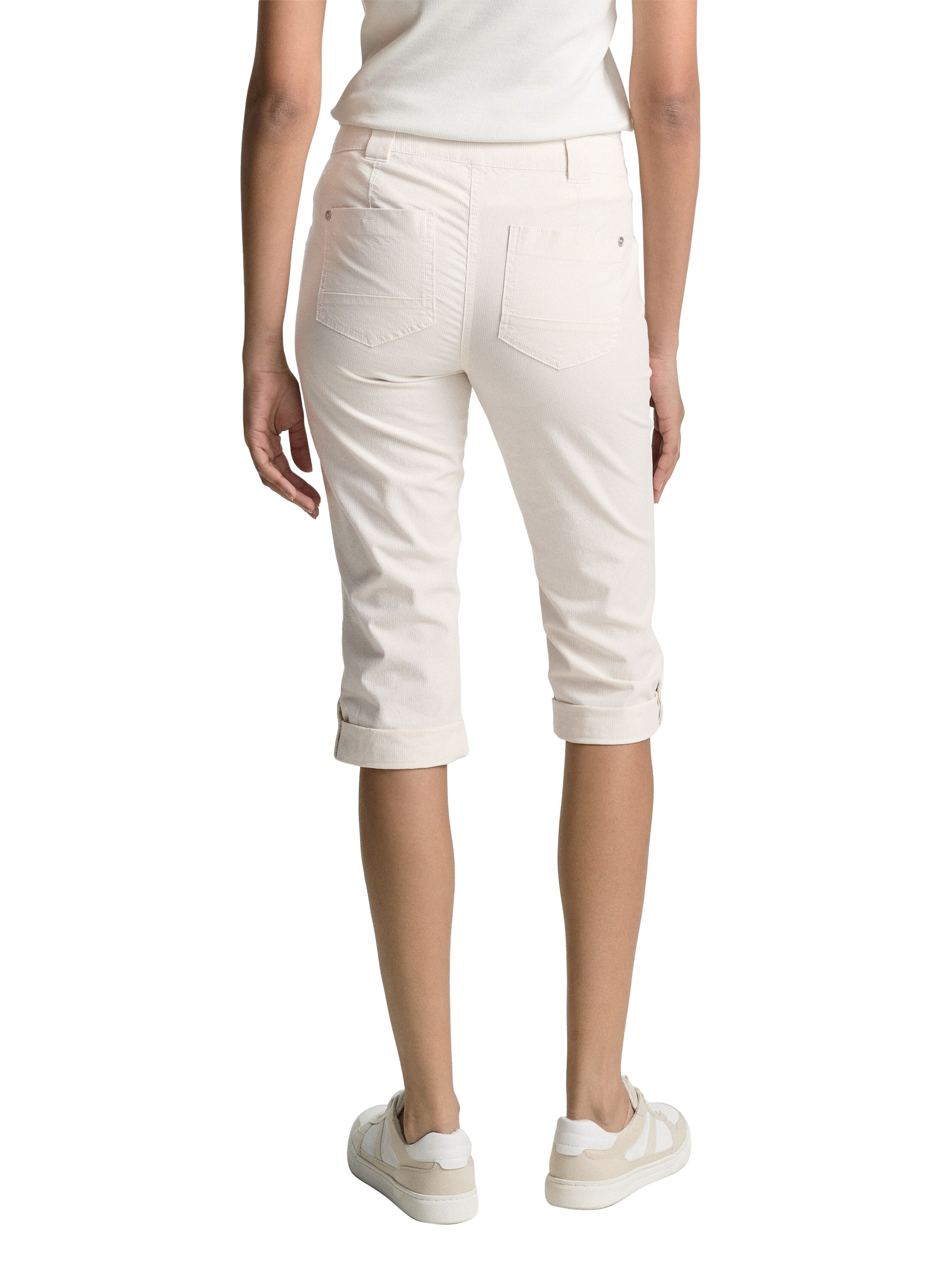 TOM TAILOR Caprihose, mit Streifen Muster
