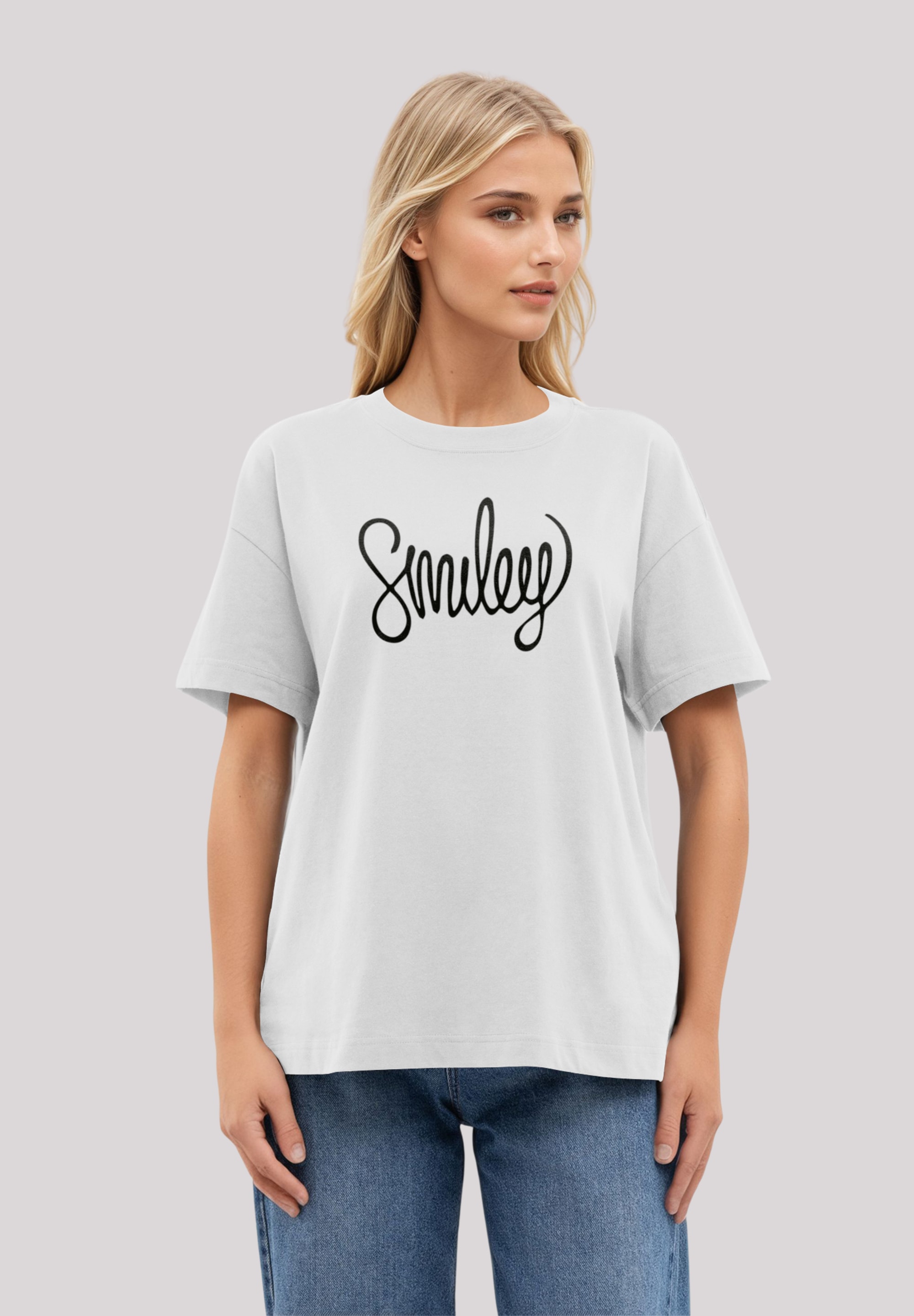 F4NT4STIC T-Shirt "SMILEY black", Premium Qualität günstig online kaufen