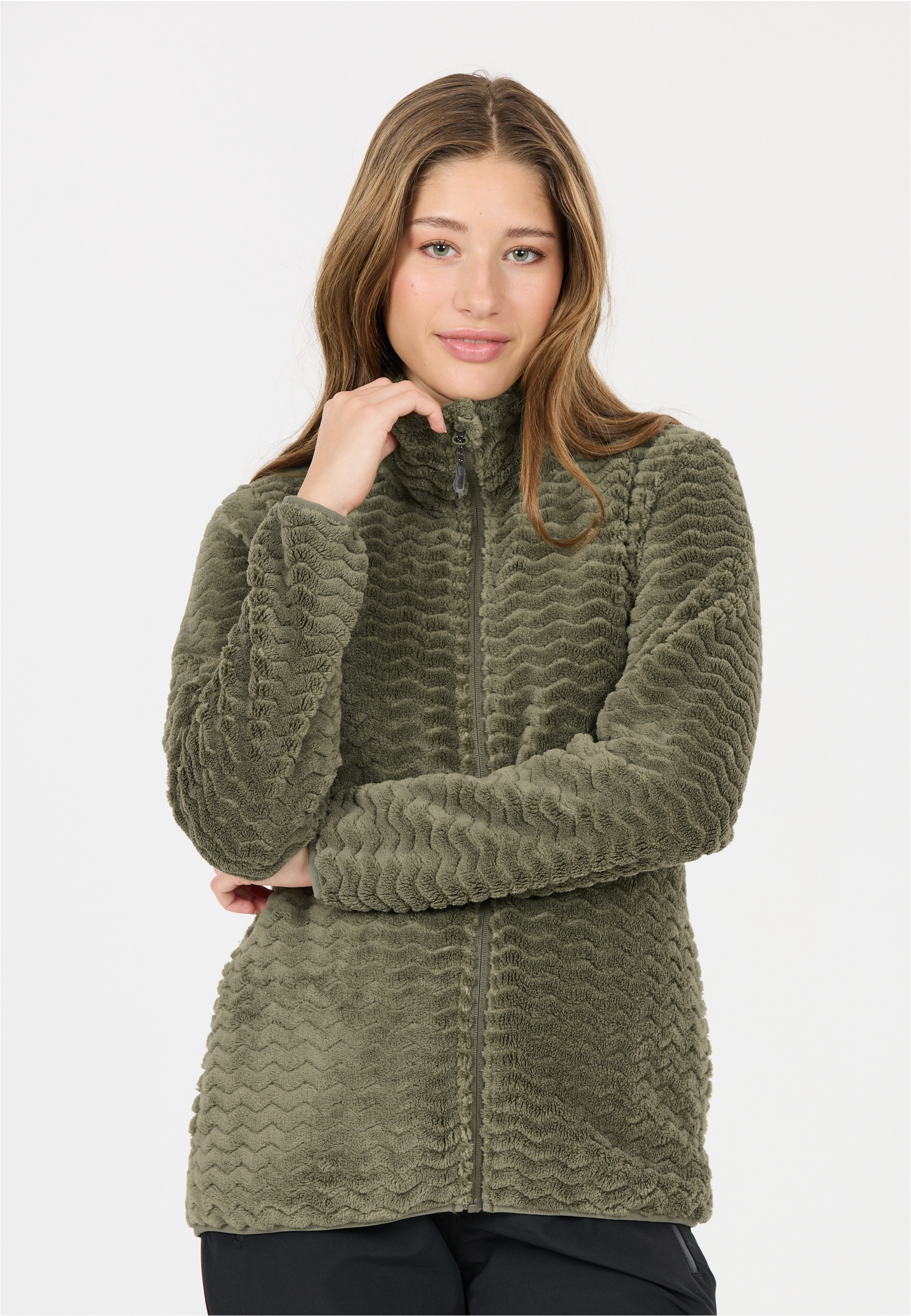 WHISTLER Fleecejacke "Matra" mit stilvollem Muster und kuscheligem Tragegefühl