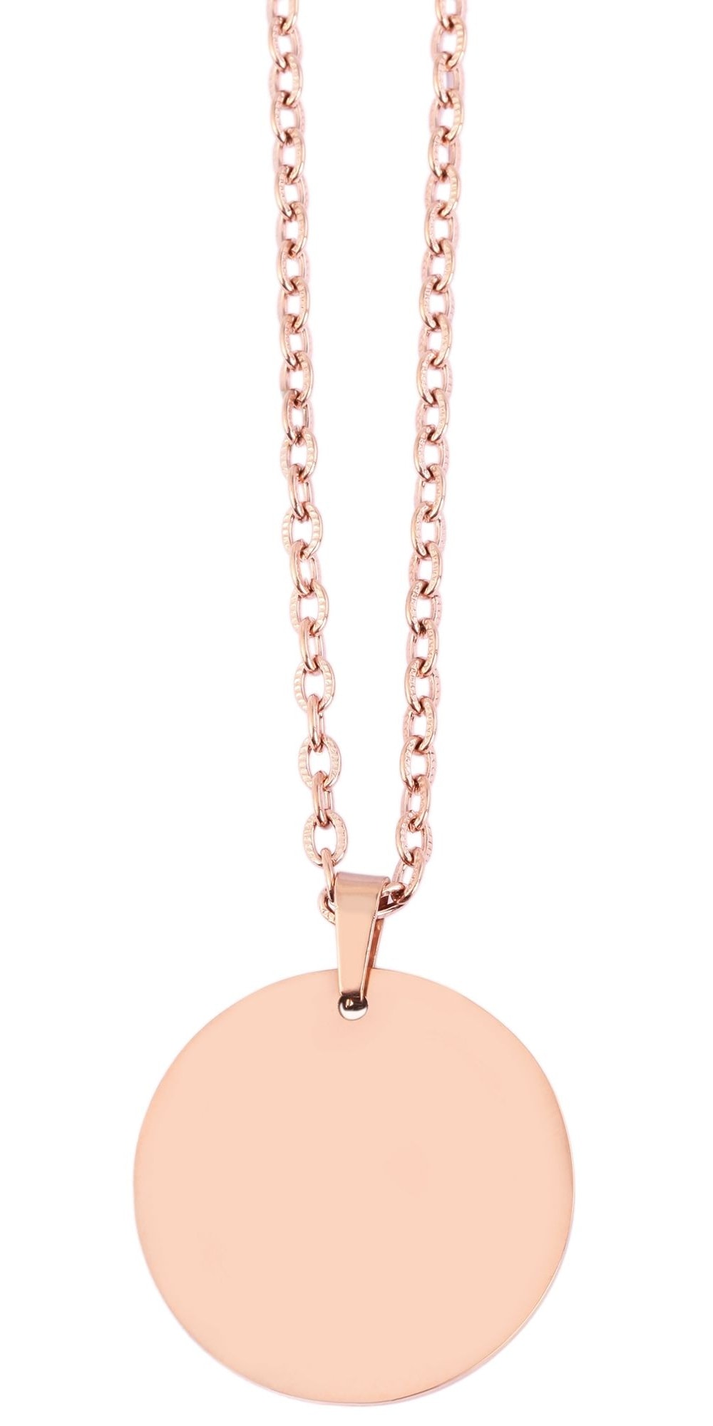 Adelia´s Kette ohne Anhänger »Unisex Halskette mit Anhänger – Münze aus Edelstahl« Zum Verschenken – ideal zum einen besonderen Tag