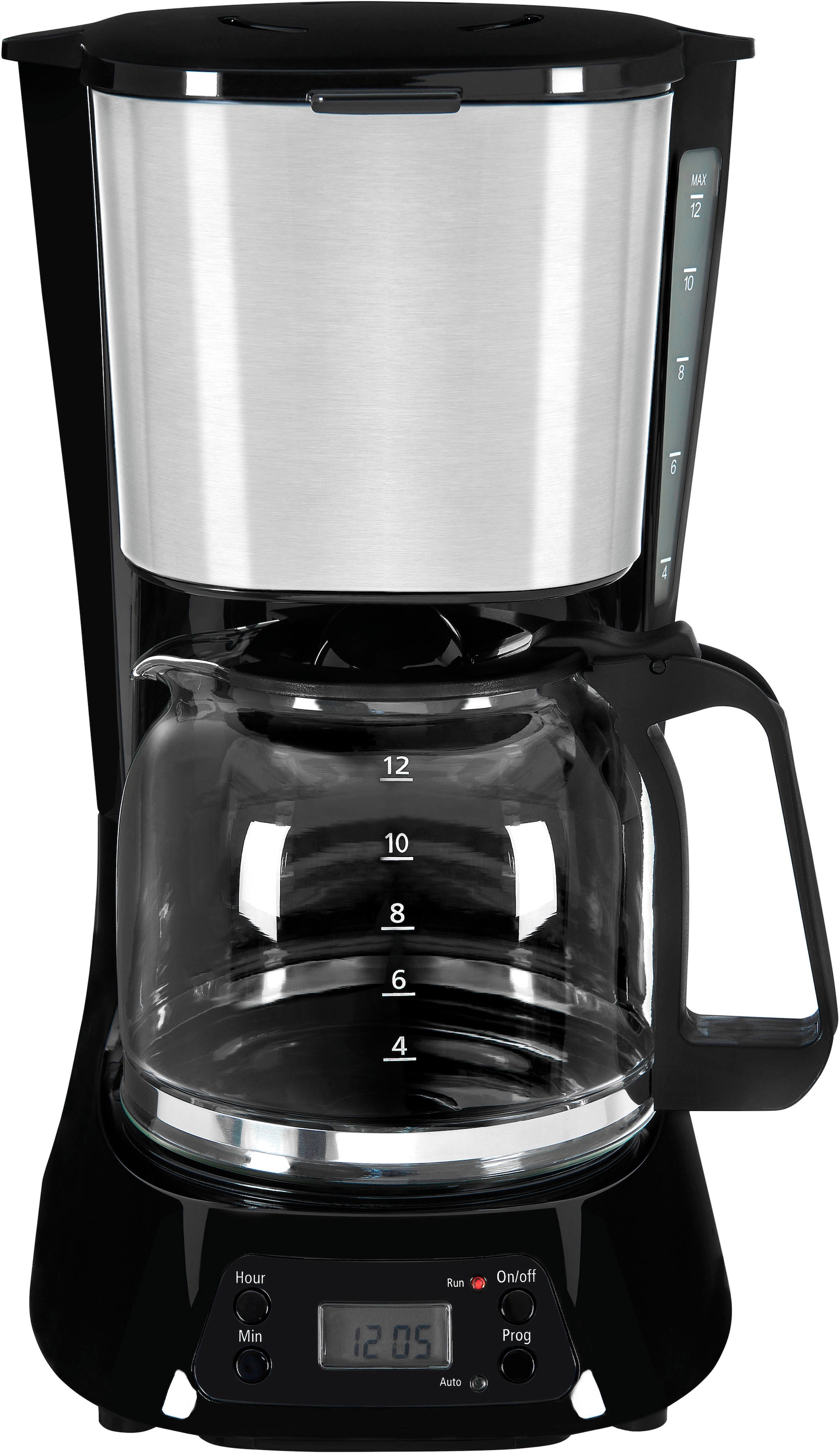 exquisit Filterkaffeemaschine "KA 6119 isw" 1,5 l Kaffeekanne Papierfilter günstig online kaufen