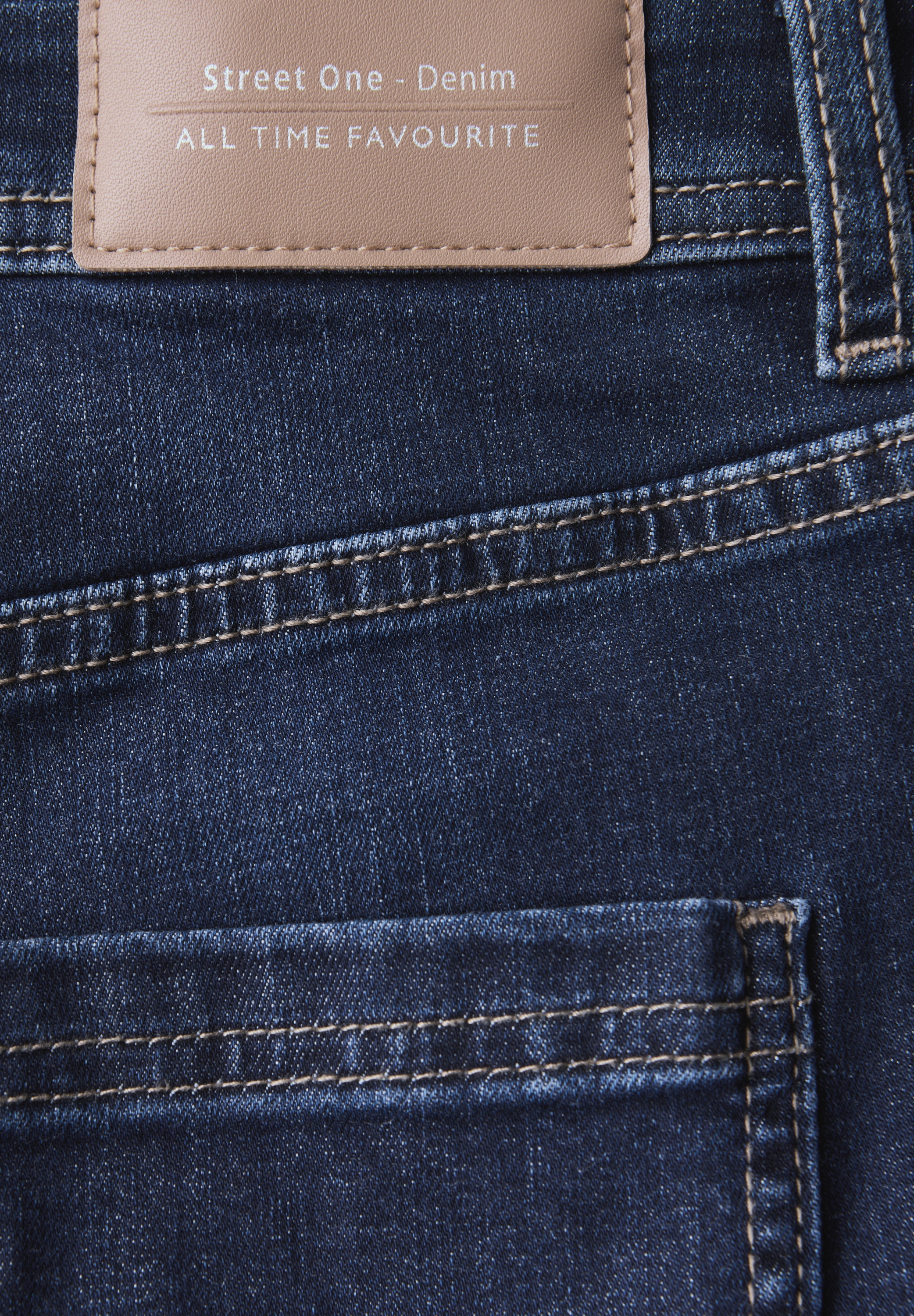 STREET ONE Slim-fit-Jeans, High Waist