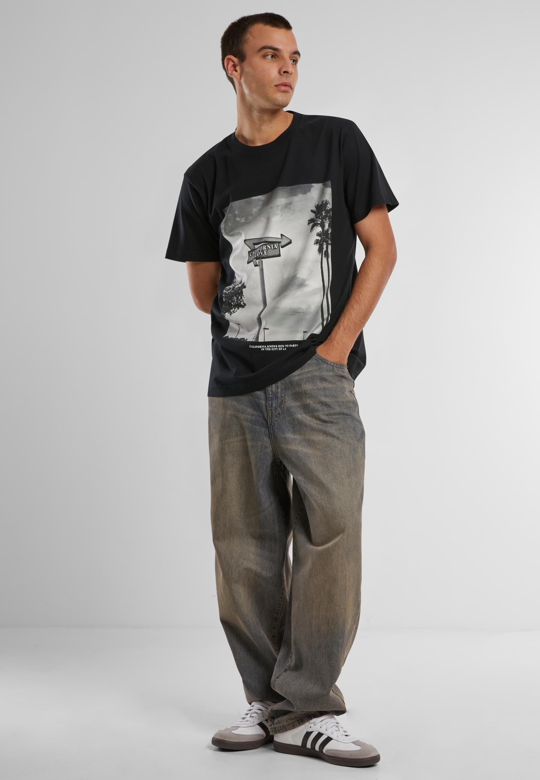 MisterTee T-Shirt »MisterTee Herren California Love Tee«, (1 tlg.)