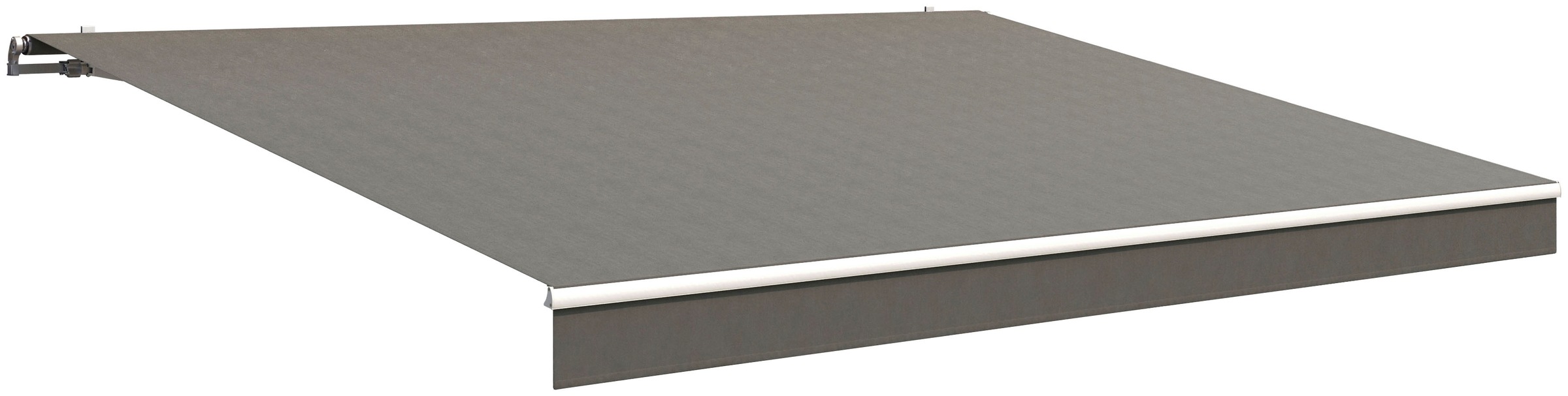 Gelenkarmmarkise WISMAR "Classic", grau (dunkelgrau), B:550cm H:25cm, Polyacryl, Markisen