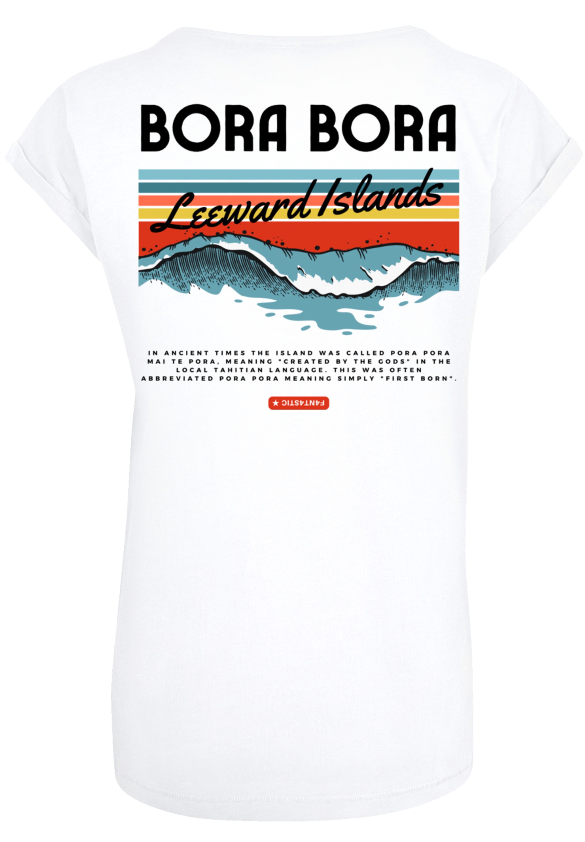 F4NT4STIC T-Shirt "PLUS SIZE Bora Bora Leewards Island", Print