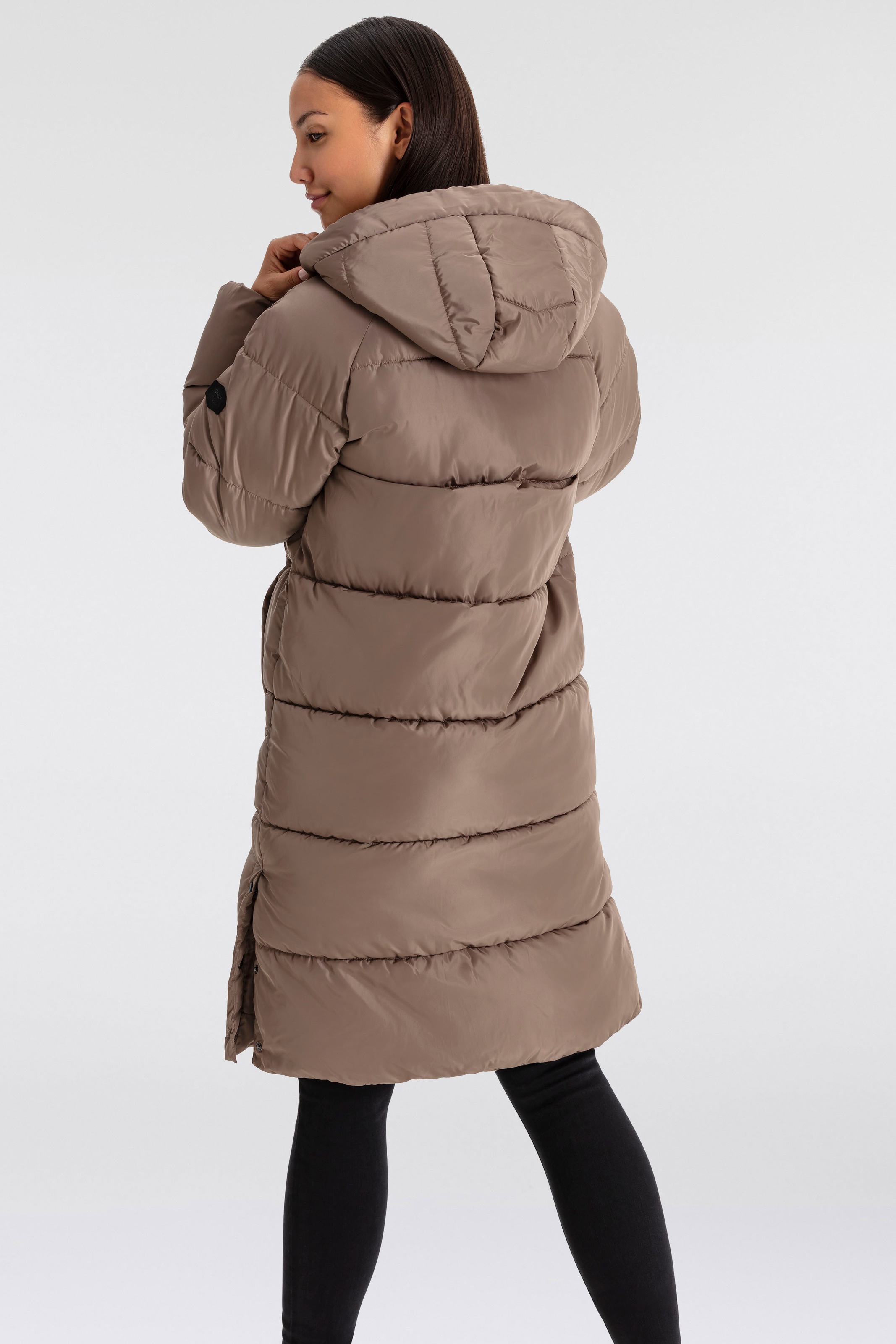 ONLY Steppmantel "ONLAMAND – Langer Puffercoat mit 2-Wege-Reißverschluss" l günstig online kaufen