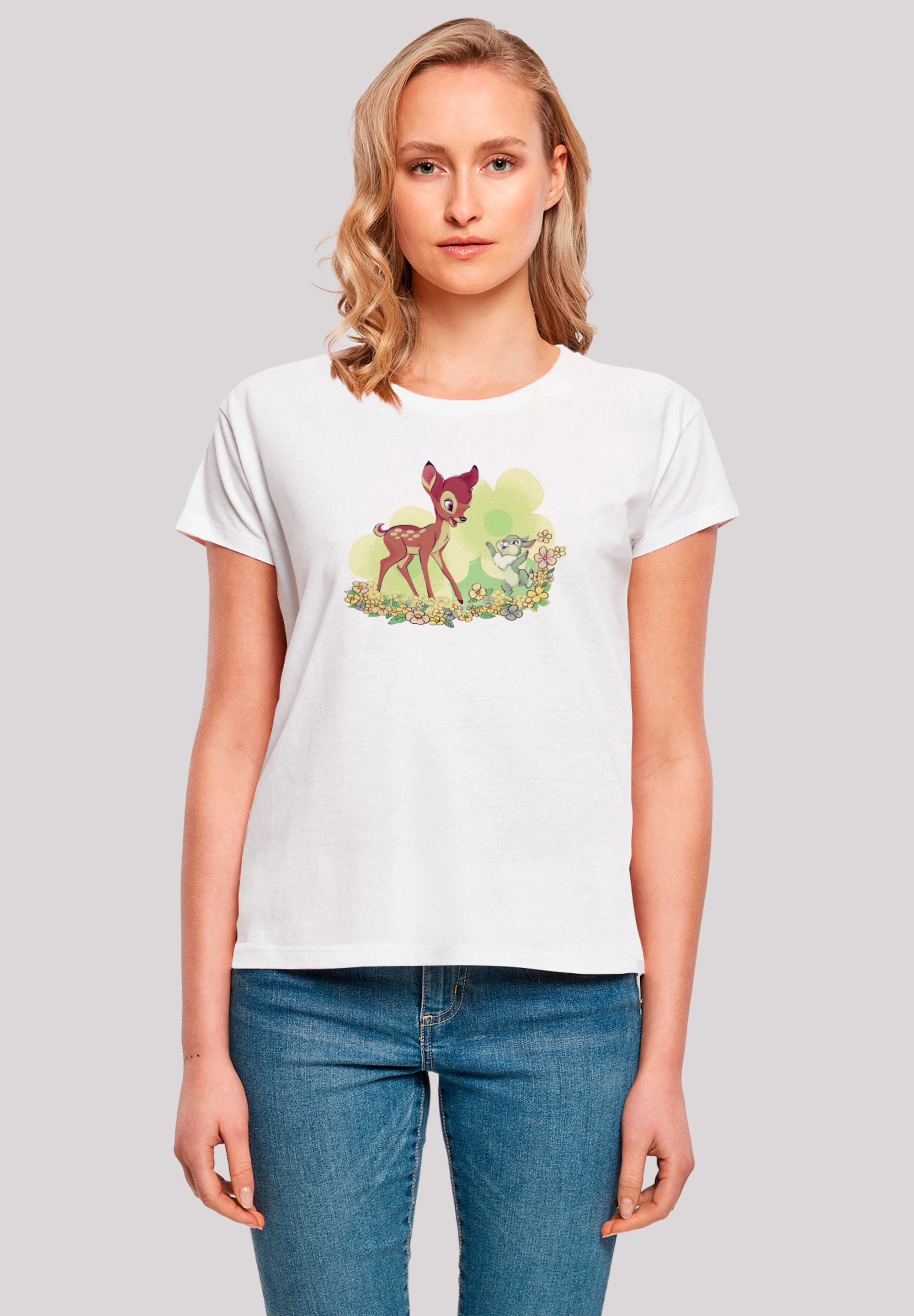 F4NT4STIC T-Shirt "Disney Bambi Disney Bambi & Thumper Playing", Premium Qu günstig online kaufen