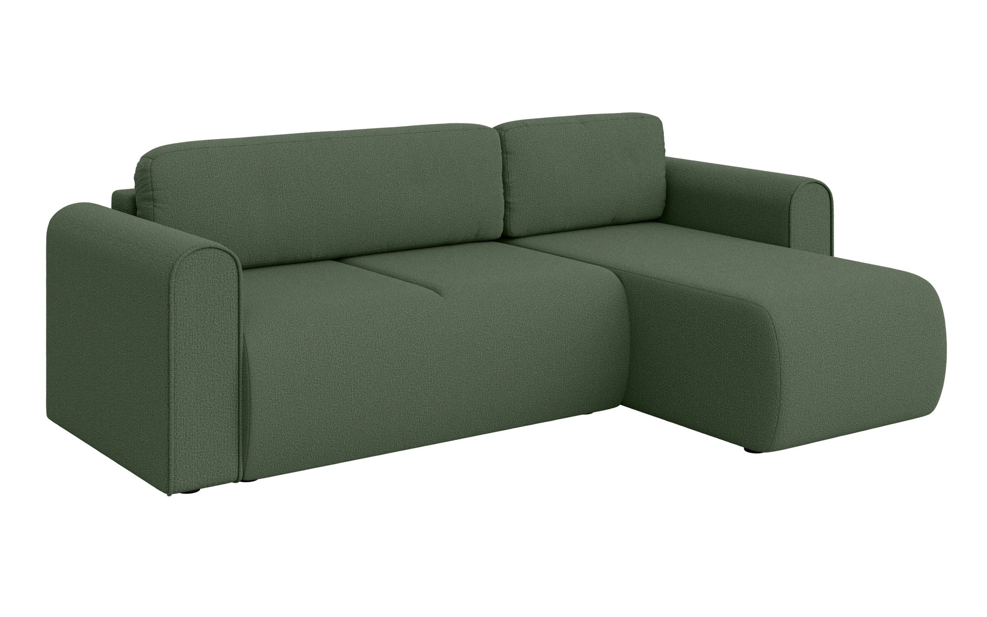 INOSIGN Ecksofa »Zacharia wahlweise Schlafsofa mit Bettkasten, B/T/H 250/166/86 cm«, L-Form mit Wellenunterfederung, Recamiere beidseitig montierbar