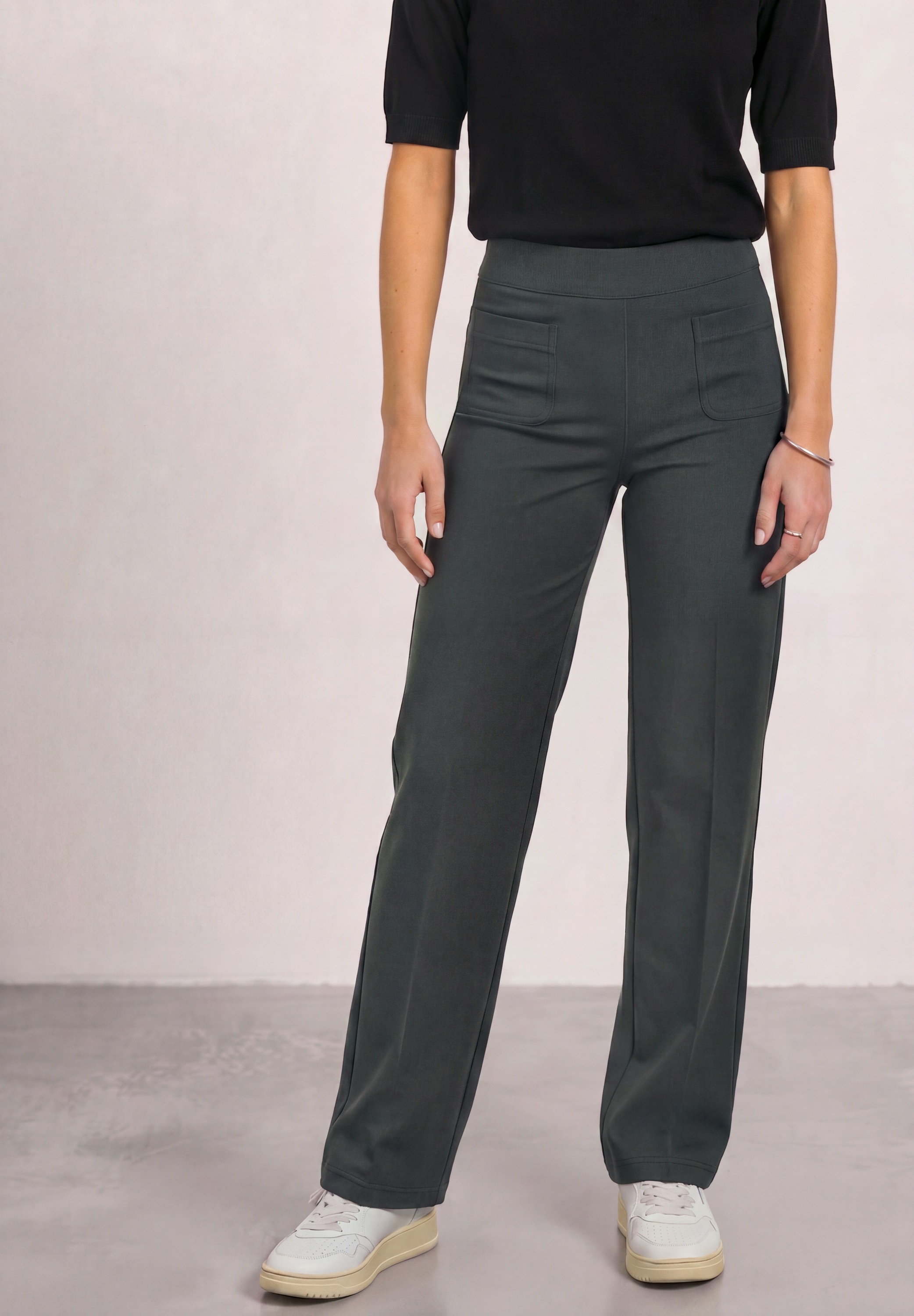 STREET ONE Jerseyhose High Waist