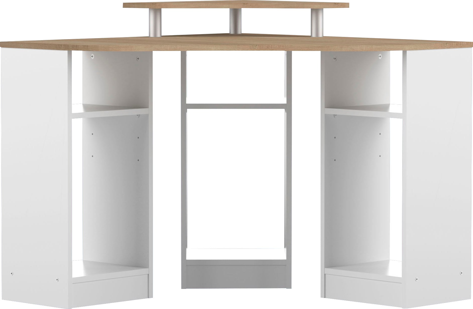 TemaHome Schreibtisch »Corner«, Melamingestell, Tischplatte in untersch. Farbvarianten, Breite 94 cm