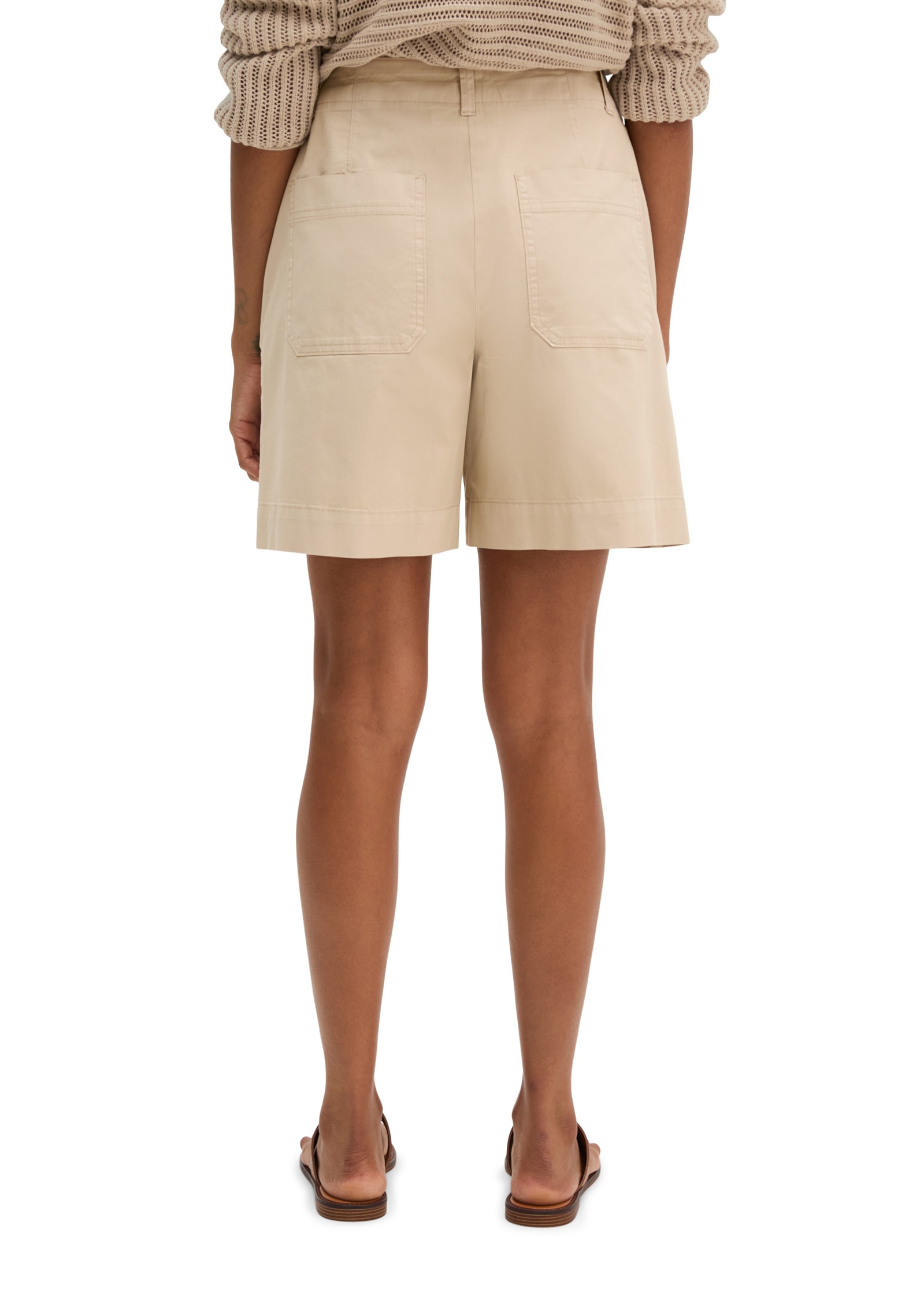 Marc O'Polo Shorts »aus Organic Cotton-Lyocell-Leinen-Mix«