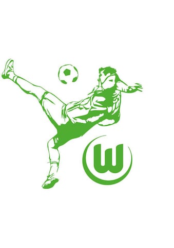 Wall-Art Wandtattoo »VfL Wolfsburg - Fußballspieler«, (1 St.) kaufen