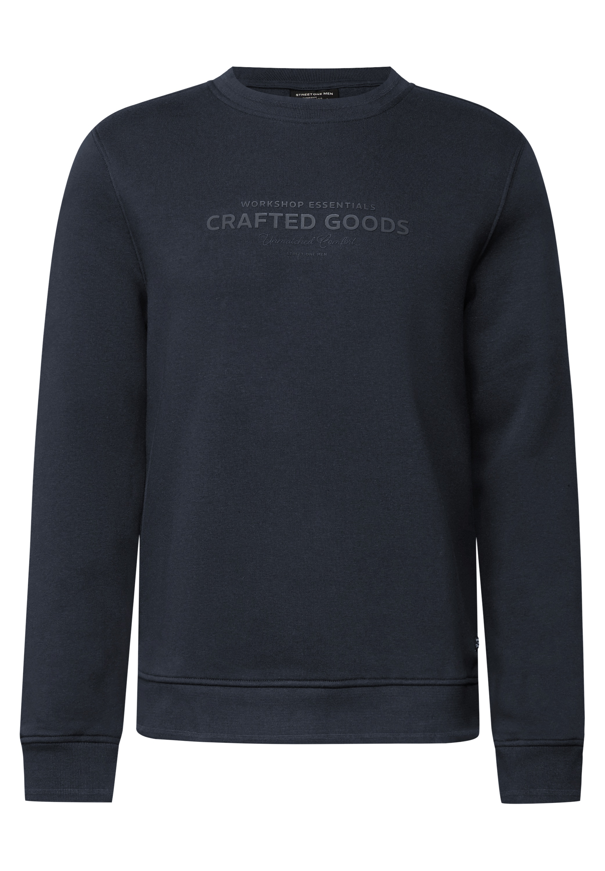 STREET ONE MEN Sweatshirt, mit Wording-Print