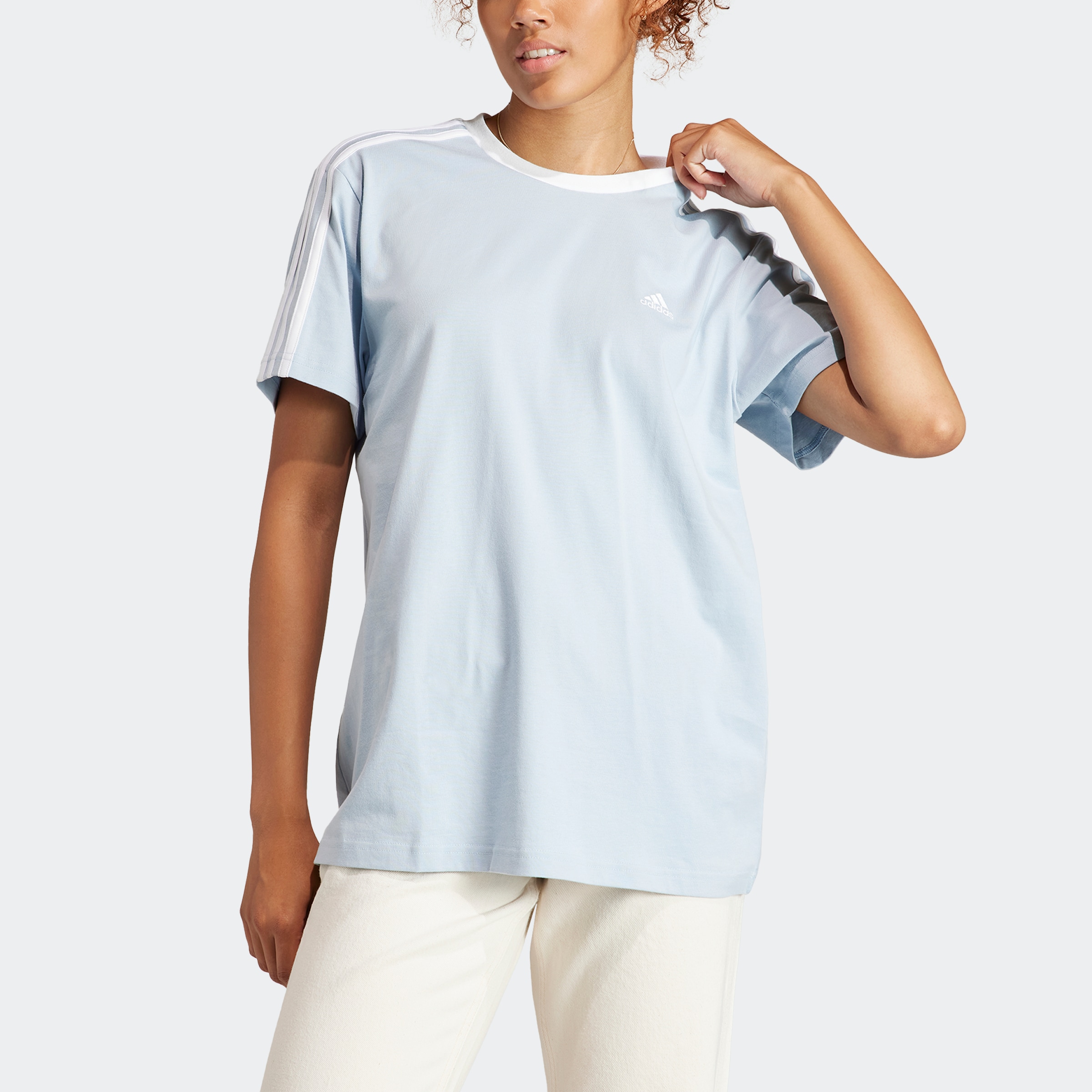adidas Sportswear T-Shirt "ESSENTIALS 3-STREIFEN" günstig online kaufen